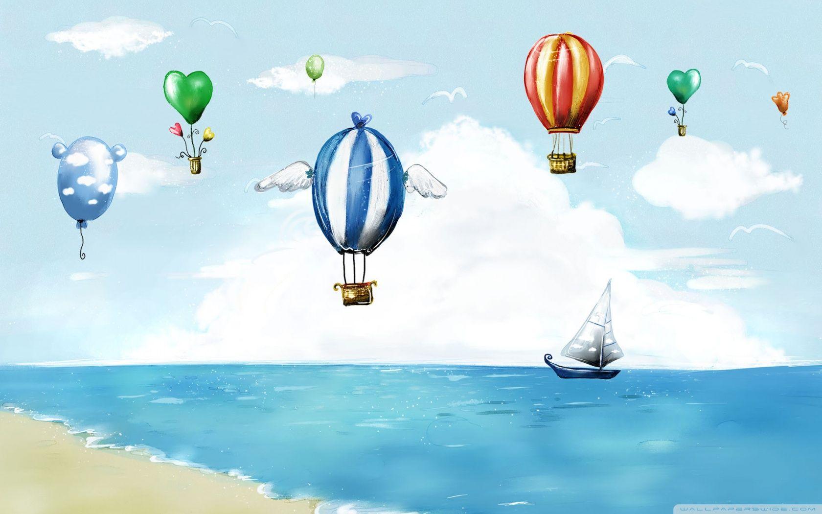 1680x1050 Hot Air Balloon Festival Ultra HD Desktop Background Wallpaper