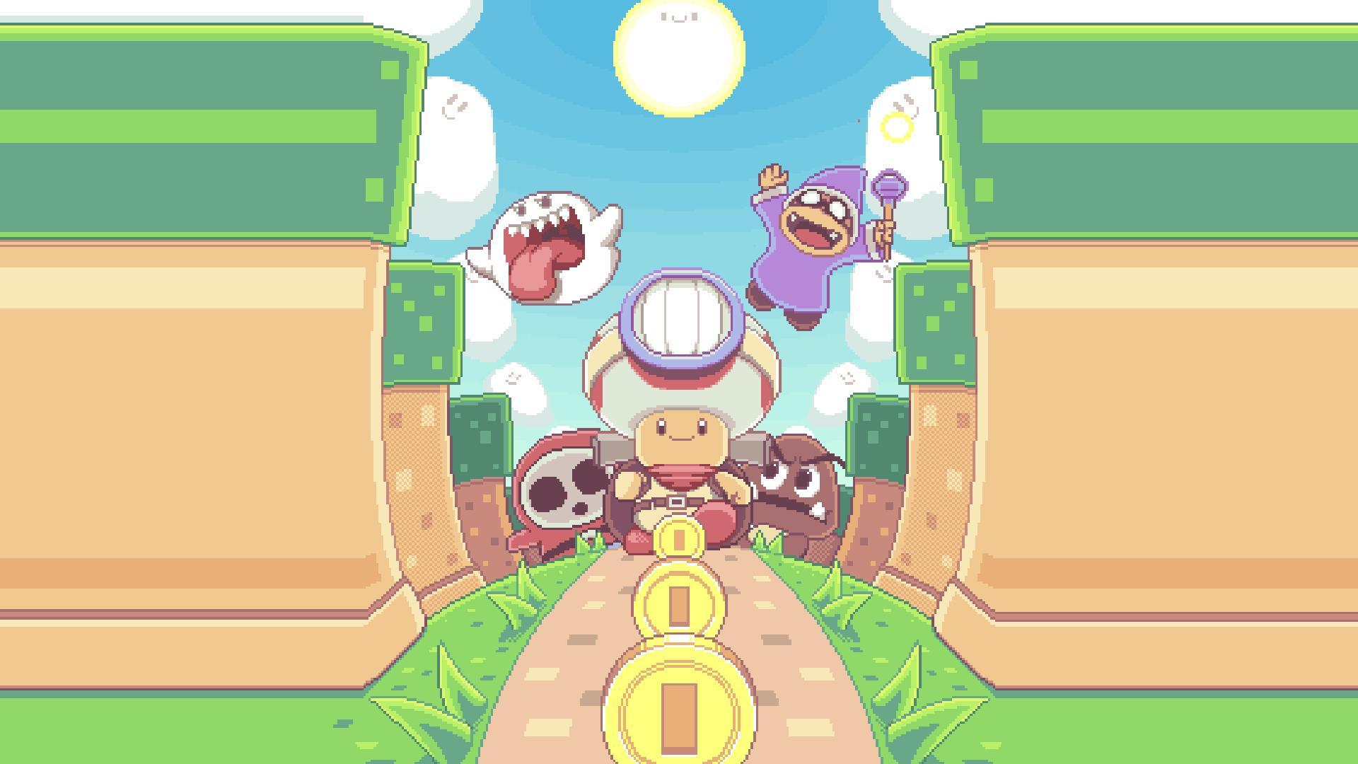 1920x1080 Captain Toad Pixel Art (1920x1080)