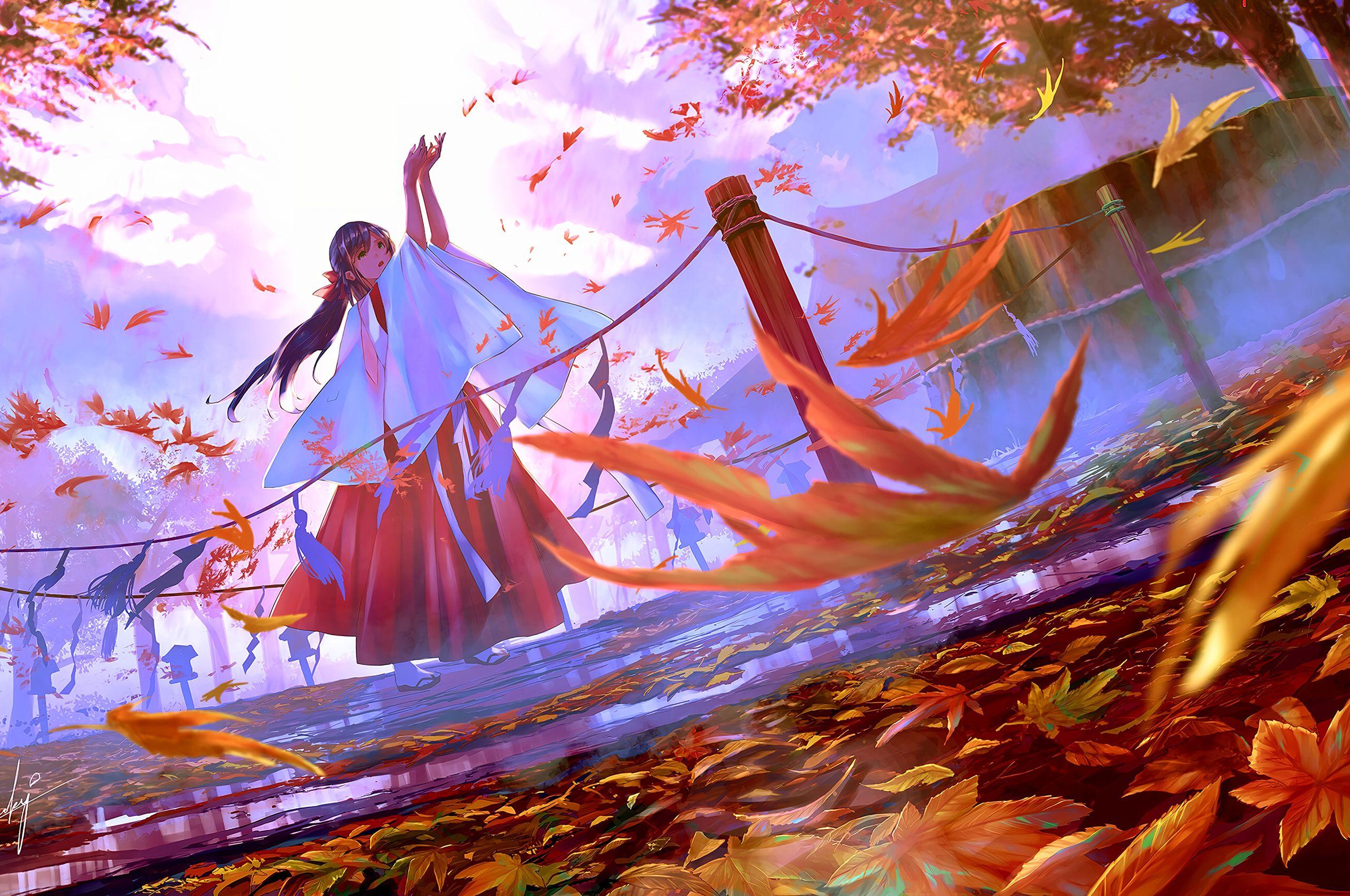 2560x1700 Japanese Clothes Anime Girl 4k Chromebook Pixel HD 4k