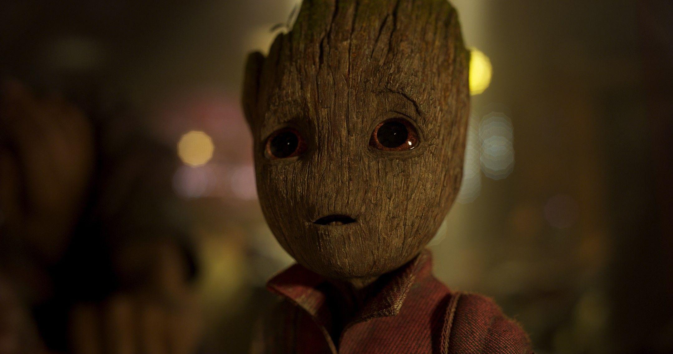 2158x1136 Baby Groot Wallpaper