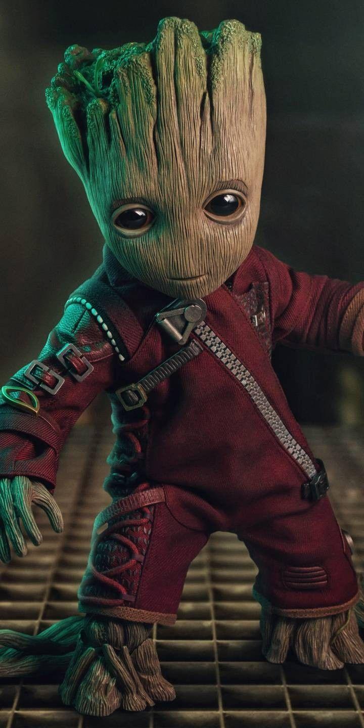720x1440 Groot. I am Groot. Groot wallpaper. Papel de parede de heróis