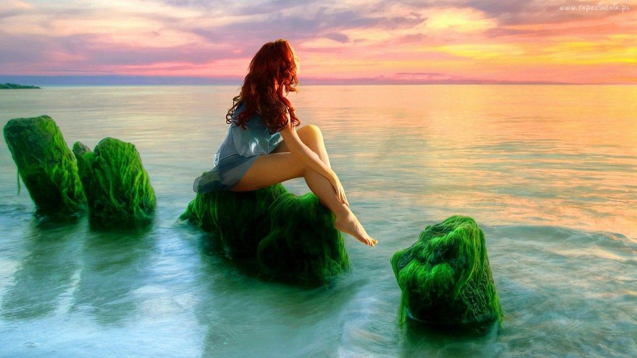 Ocean Girl Wallpapers - Top Free Ocean Girl Backgrounds - WallpaperAccess