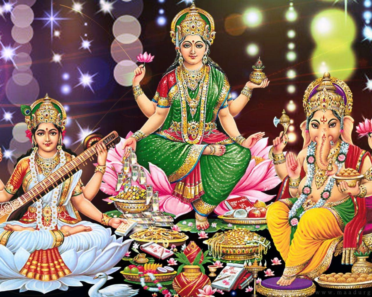 Goddess Lakshmi HD Wallpapers - Top Free Goddess Lakshmi HD Backgrounds ...