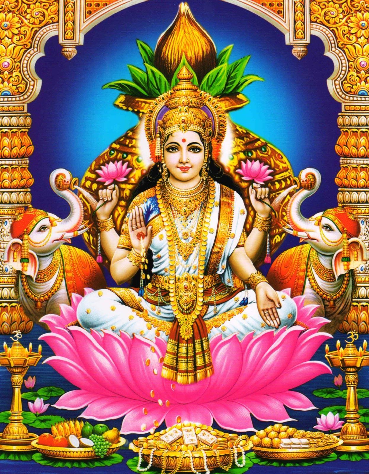 Goddess Lakshmi Wallpapers - Top Free Goddess Lakshmi Backgrounds -  WallpaperAccess