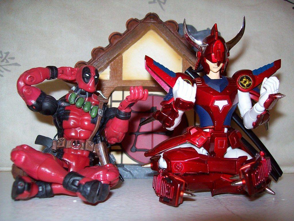 1024x768 Bandai Armor Plus Ronin Warriors Ryo and Marvel Legends De