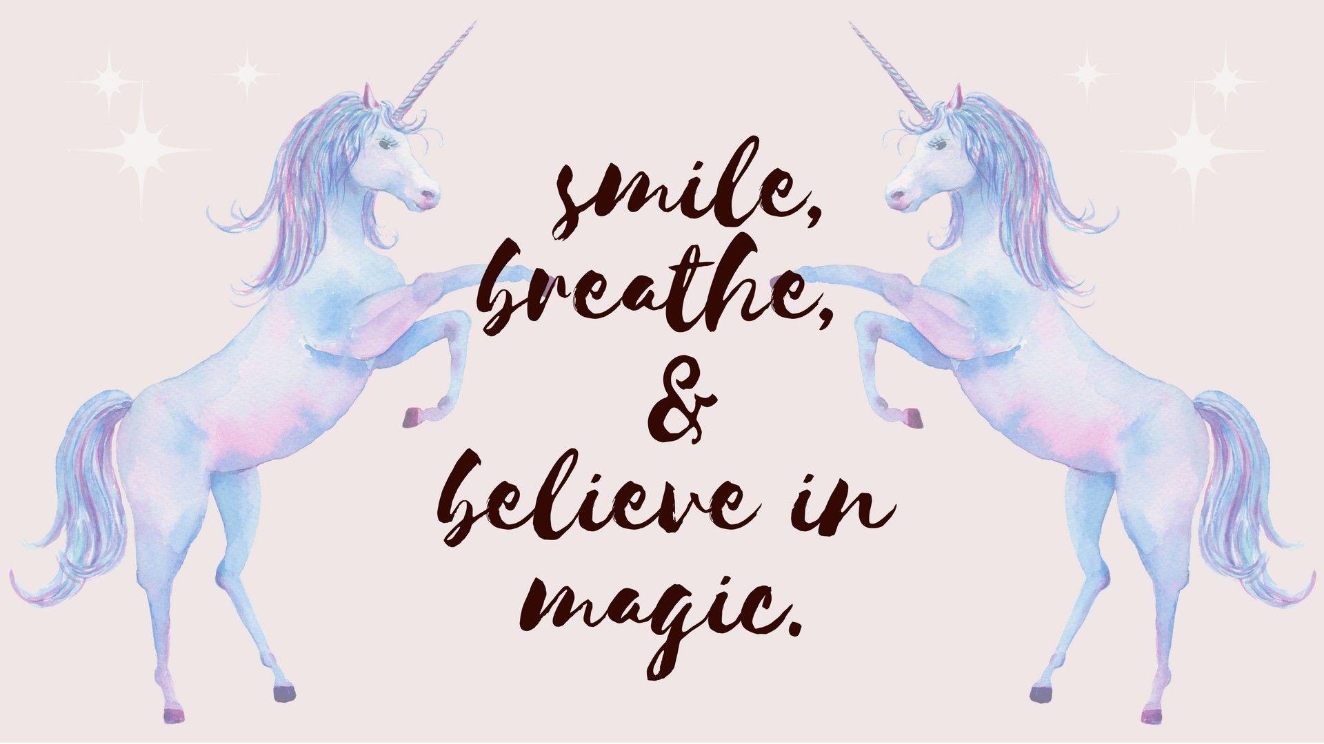 1920x1080 Cartoon Unicorn Wallpaper
