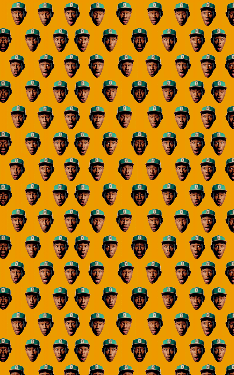 800x1280 Free download Tyler the Creator Head Monogram Rap Wallpaper