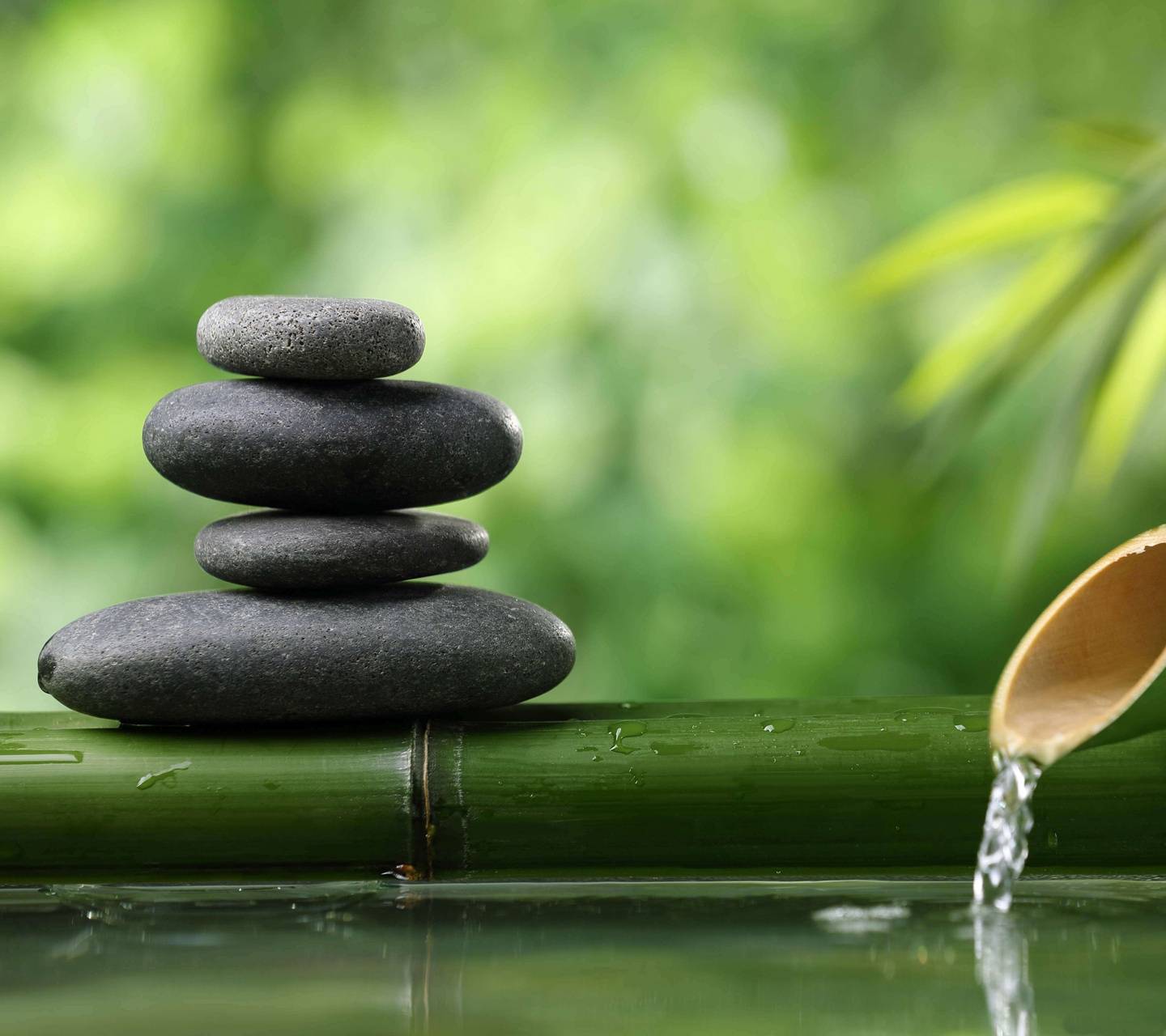 1440x1280 Zen Stones HD wallpaper