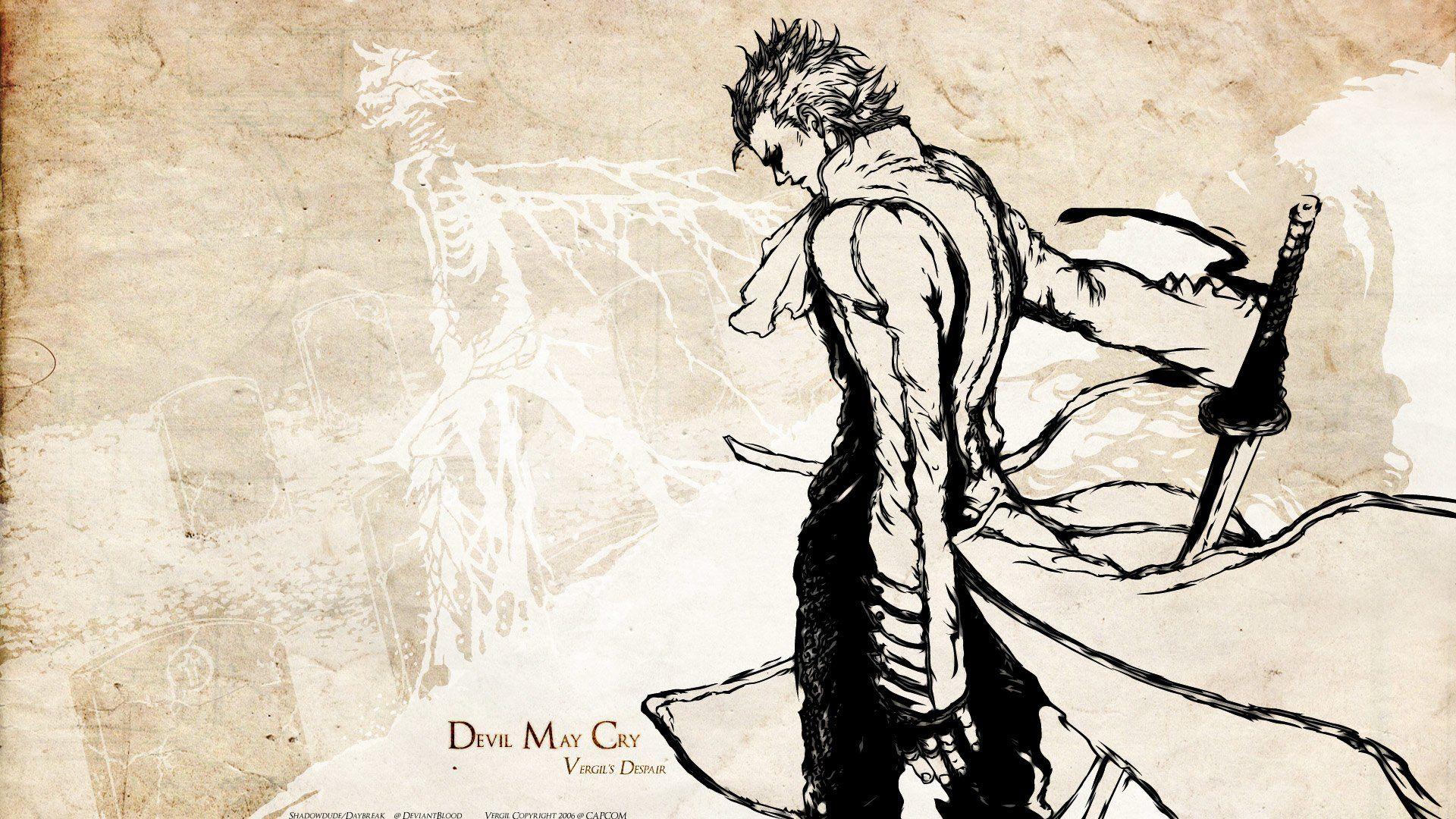 1920x1080 Vergil (Devil May Cry) HD Wallpaper and Background Image