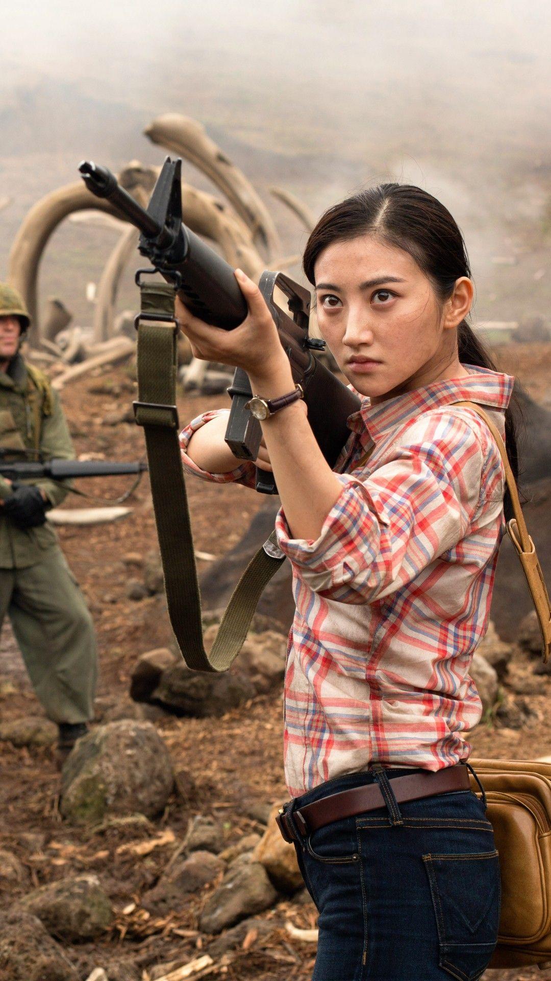 1080x1920 Wallpaper Tian Jing, Kong: Skull Island, HD, 5K, Movies