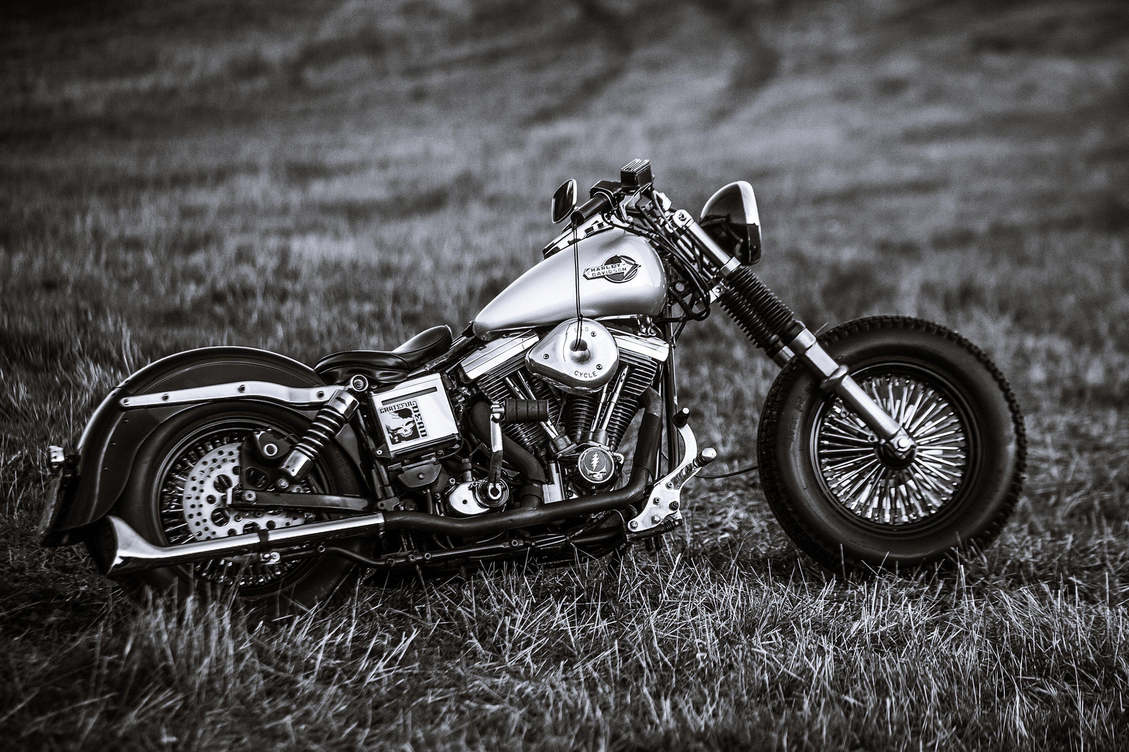 Classic Old Harley Davidson Bikes