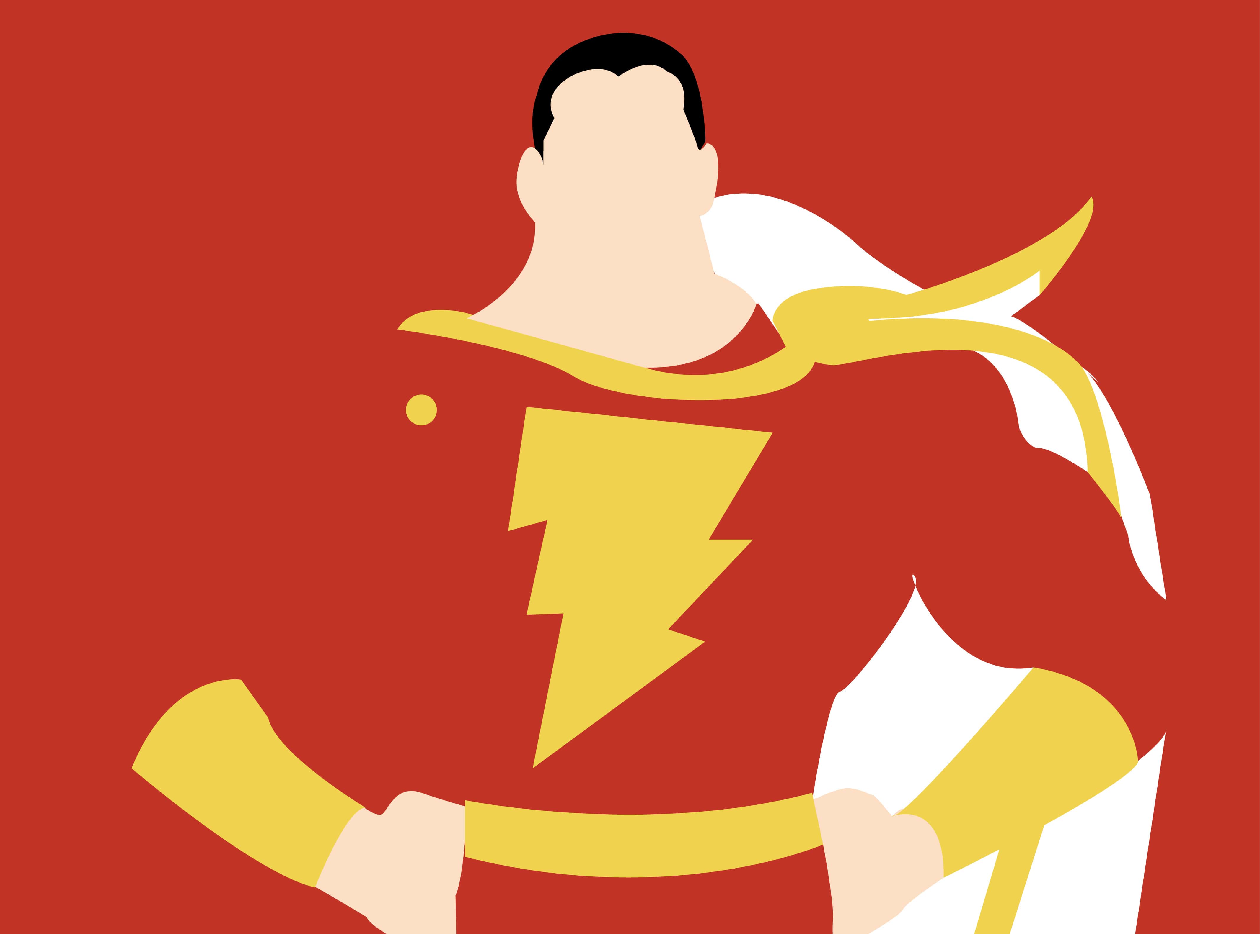 4267x3166 Shazam Minimalist 4k Background Wallpaper and Free Stock