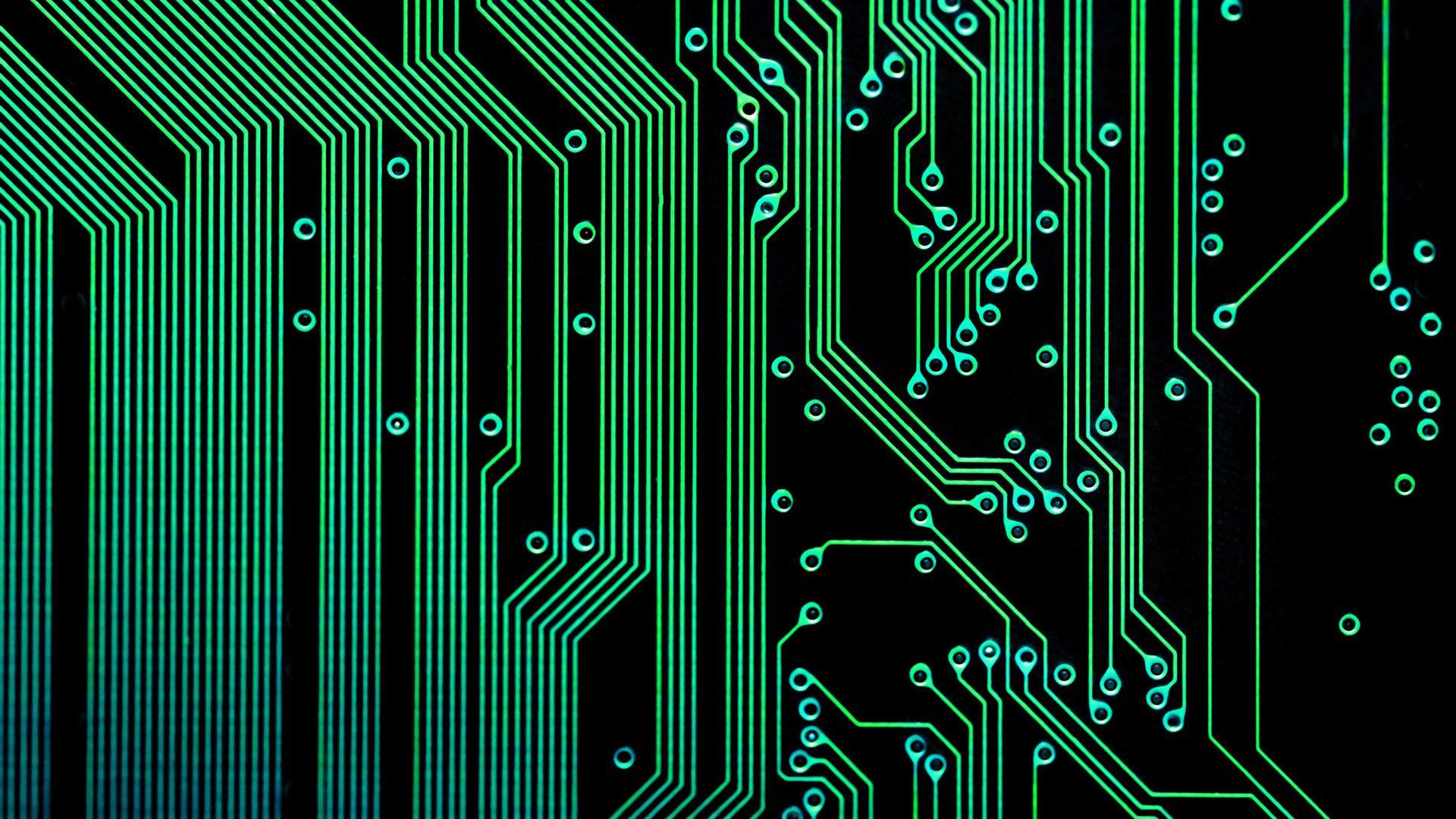 1920x1080 Electronic Circuit Wallpaper