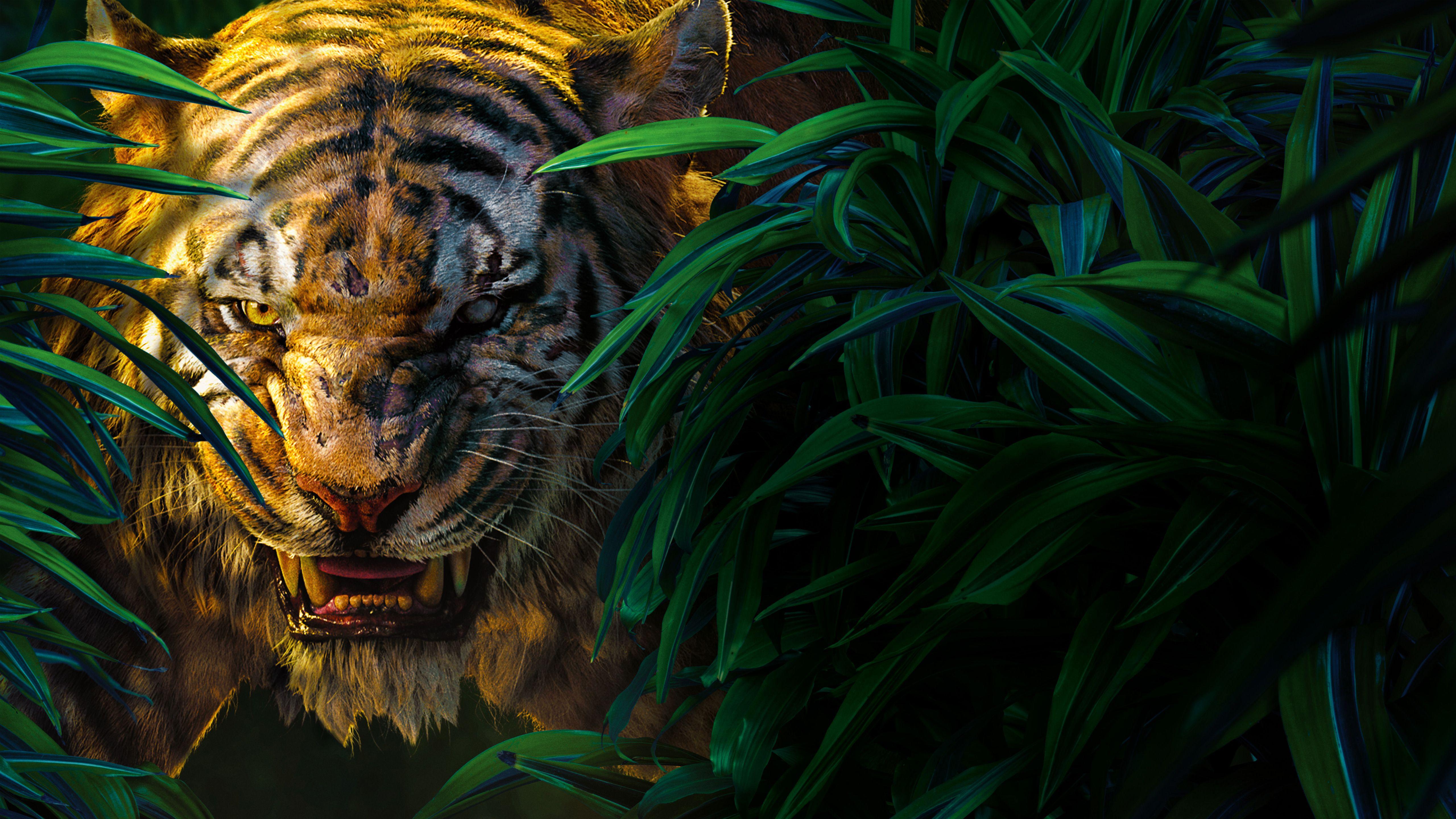 5120x2880 Jungle Book Shere Khan 5K 4K wallpaper