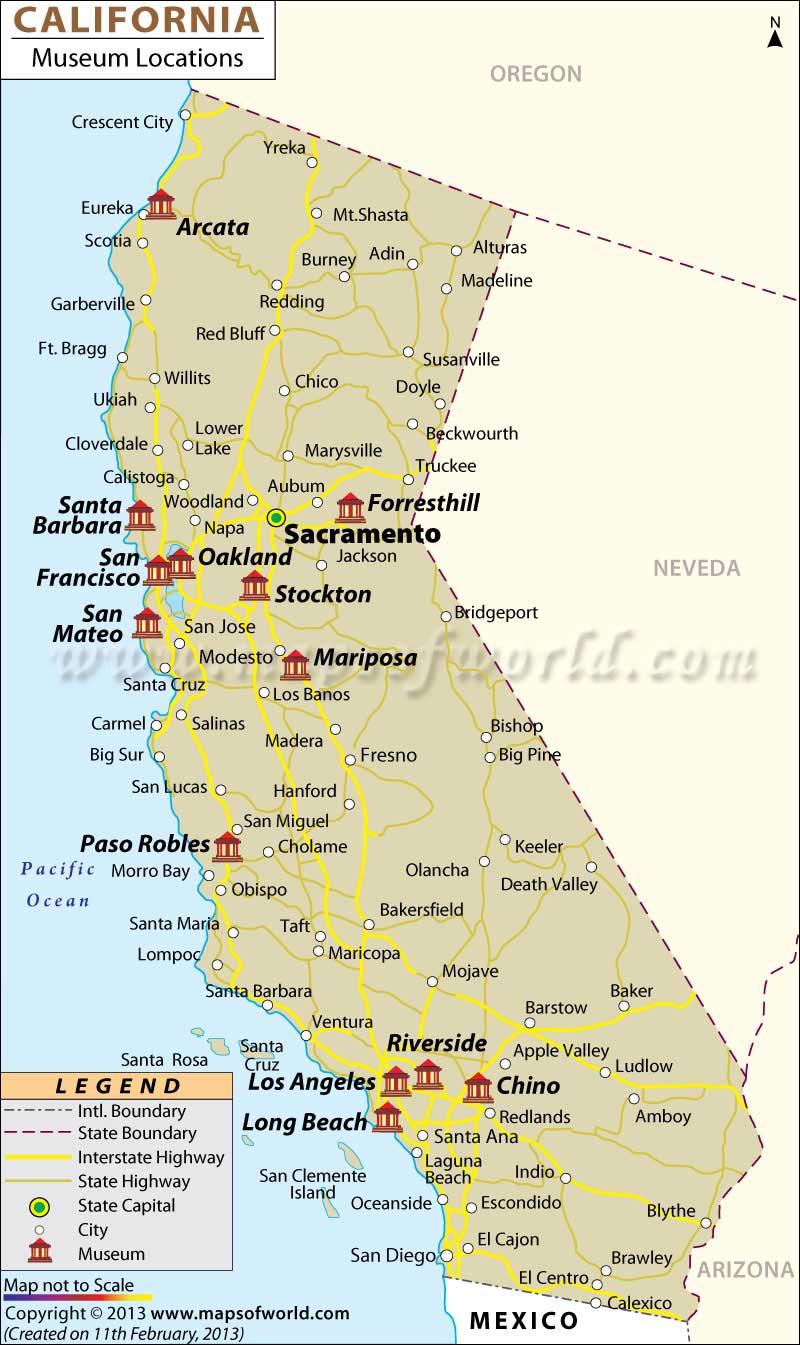 800x1345 map of california Large Image