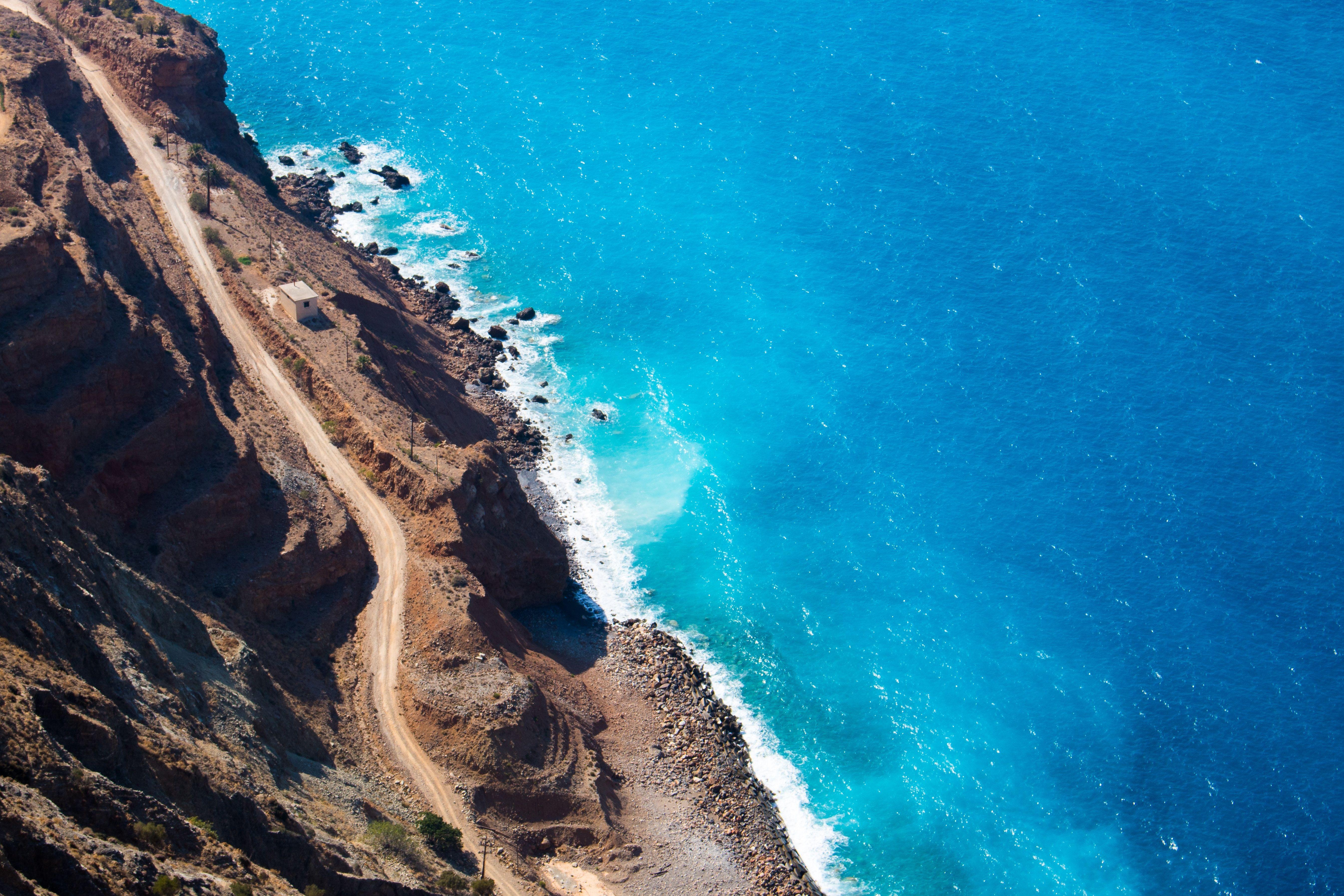 5383x3589 5383x3589 #travel wallpaper, #PNG image, #road, #cliff