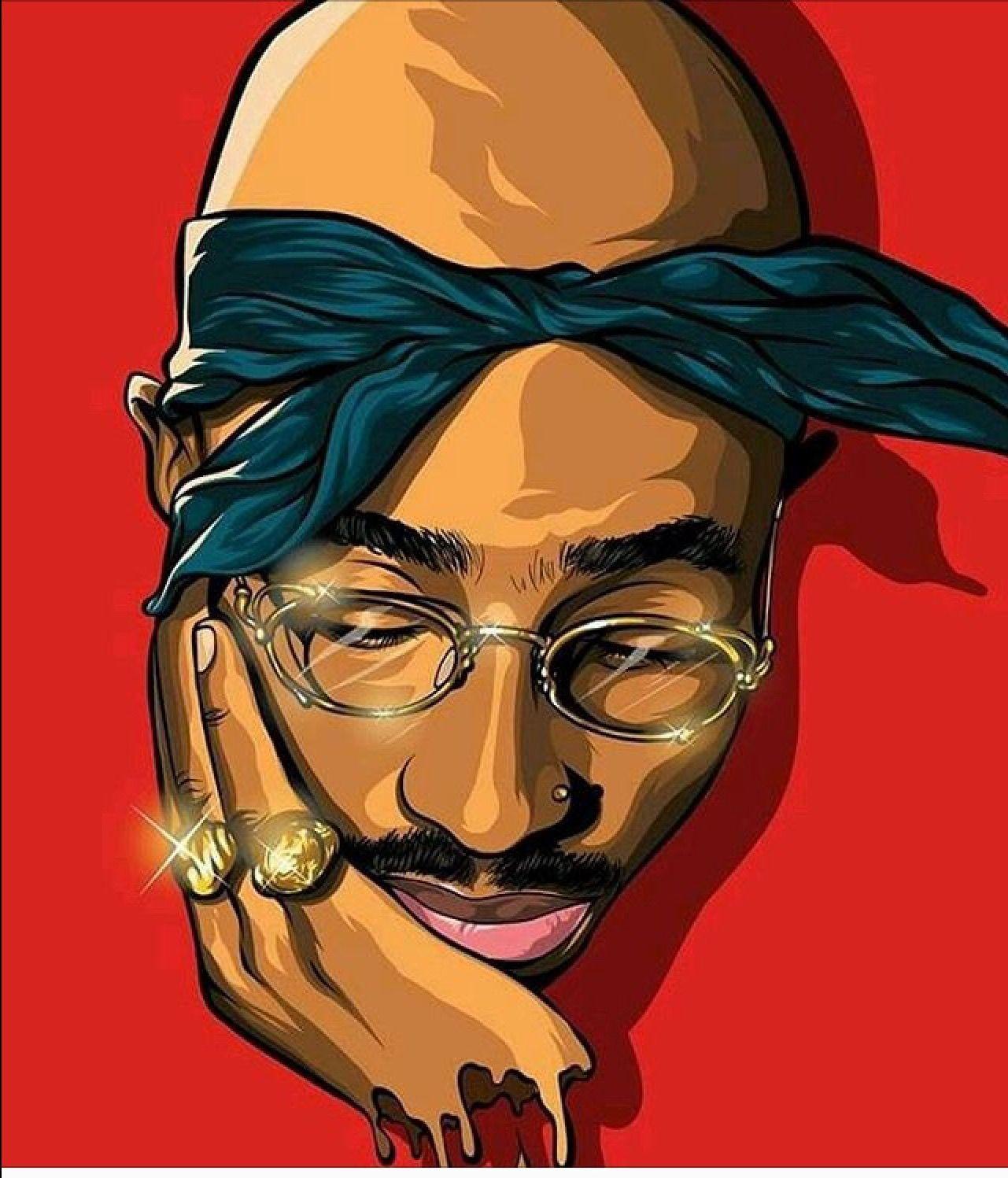 2pac Cartoon Wallpapers Top Free 2pac Cartoon Backgrounds Wallpaperaccess