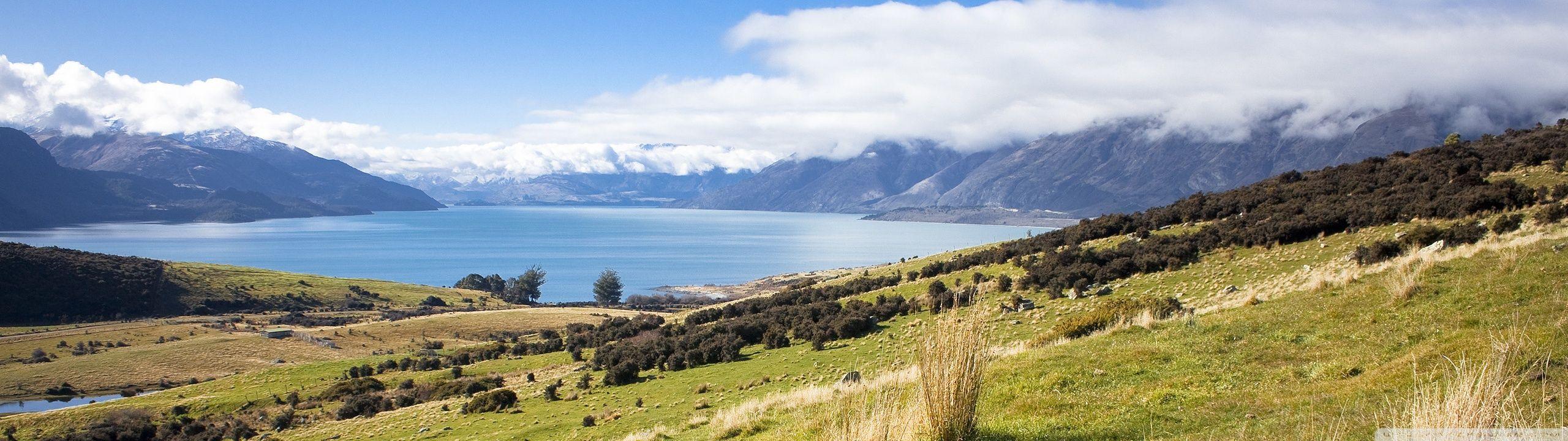 2560x720 Landscape In New Zealand Ultra HD Desktop Background Wallpaper