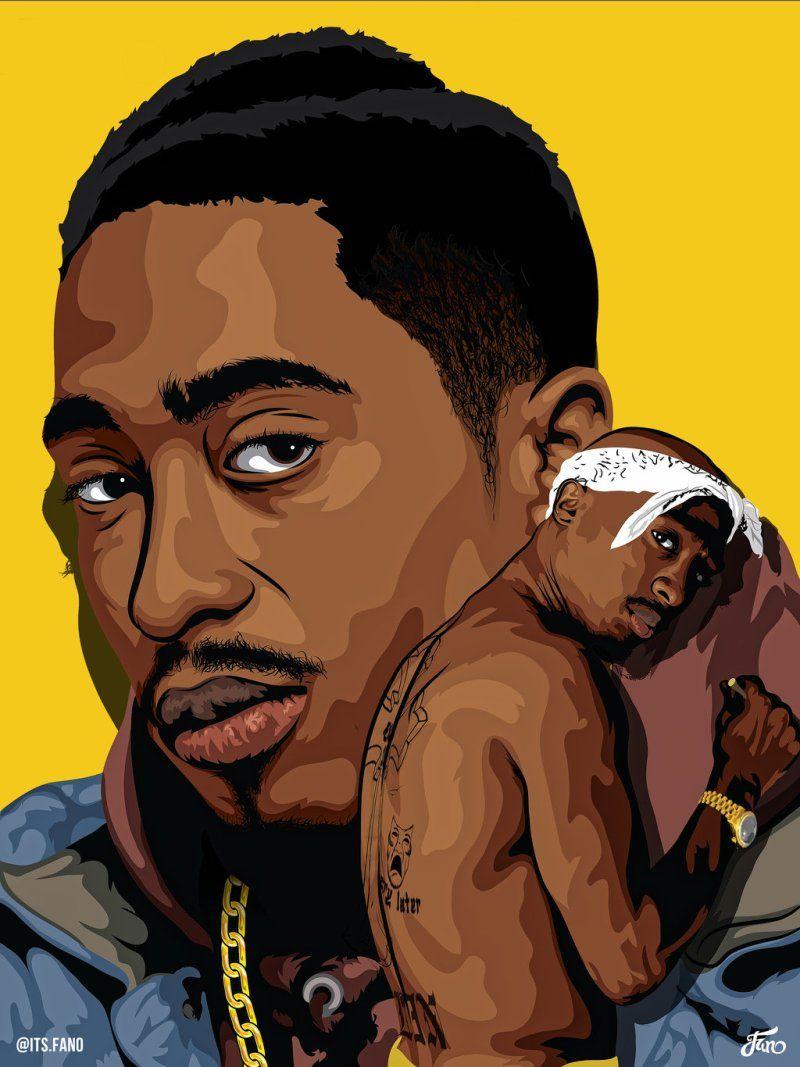 2Pac Cartoon Wallpapers Top Free 2Pac Cartoon Backgrounds