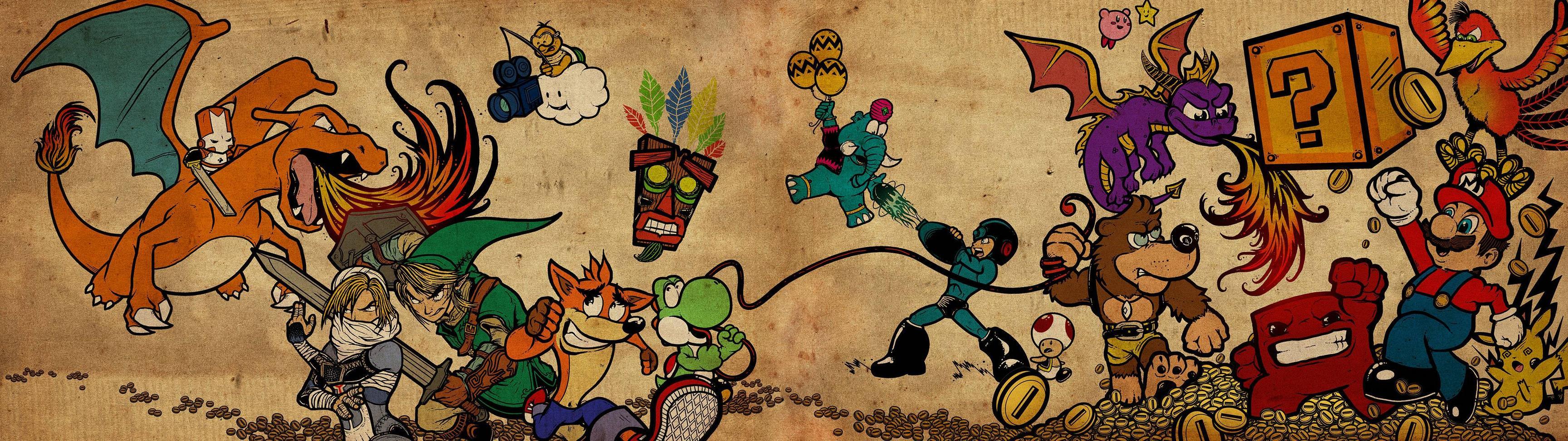 3840x1080 Marvel Dual Screen Wallpaper