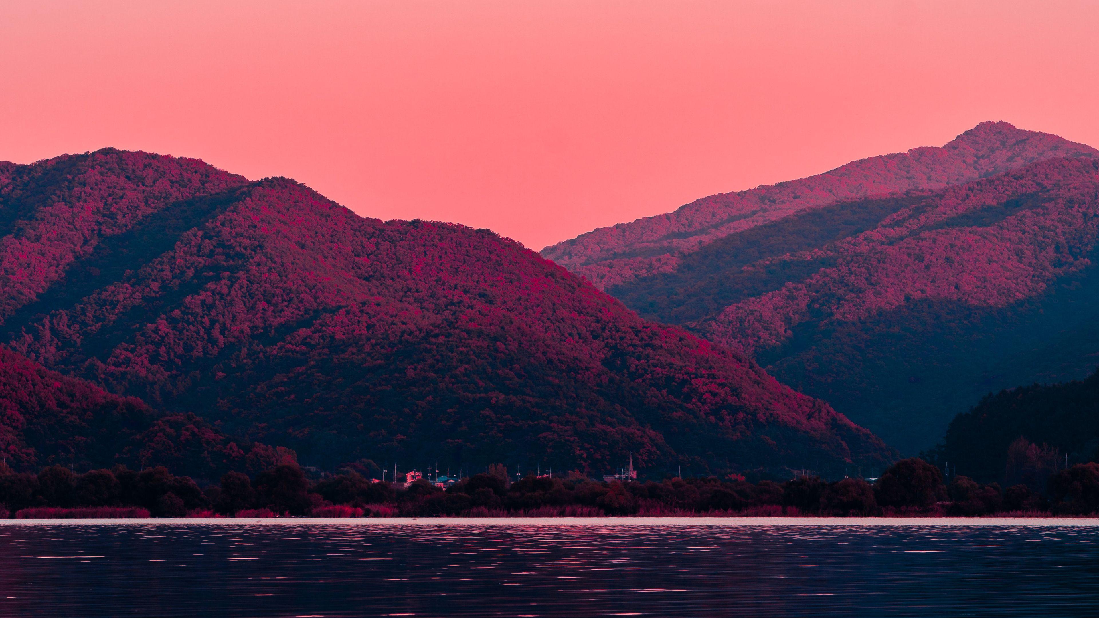 3840x2160 Mountains at Dawn 4K Wallpaper