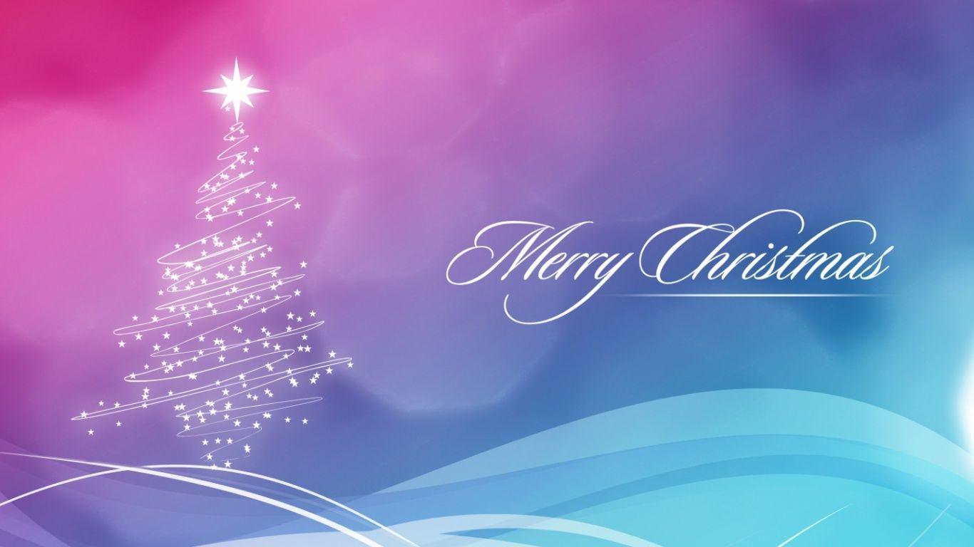 1366x768 Merry Christmas desktop PC and Mac wallpaper