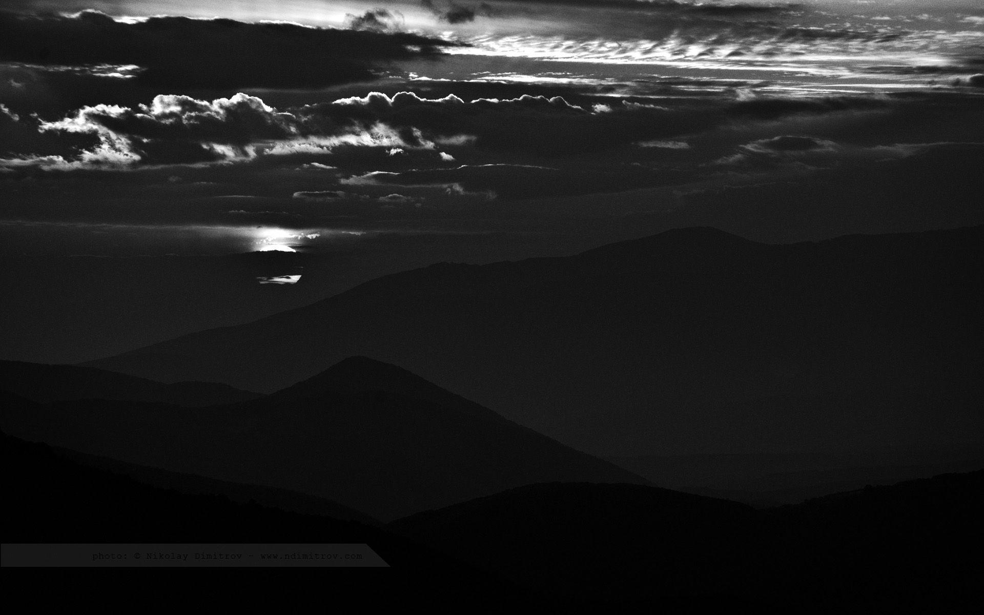 Black and White Sunset Wallpapers - Top Free Black and White Sunset