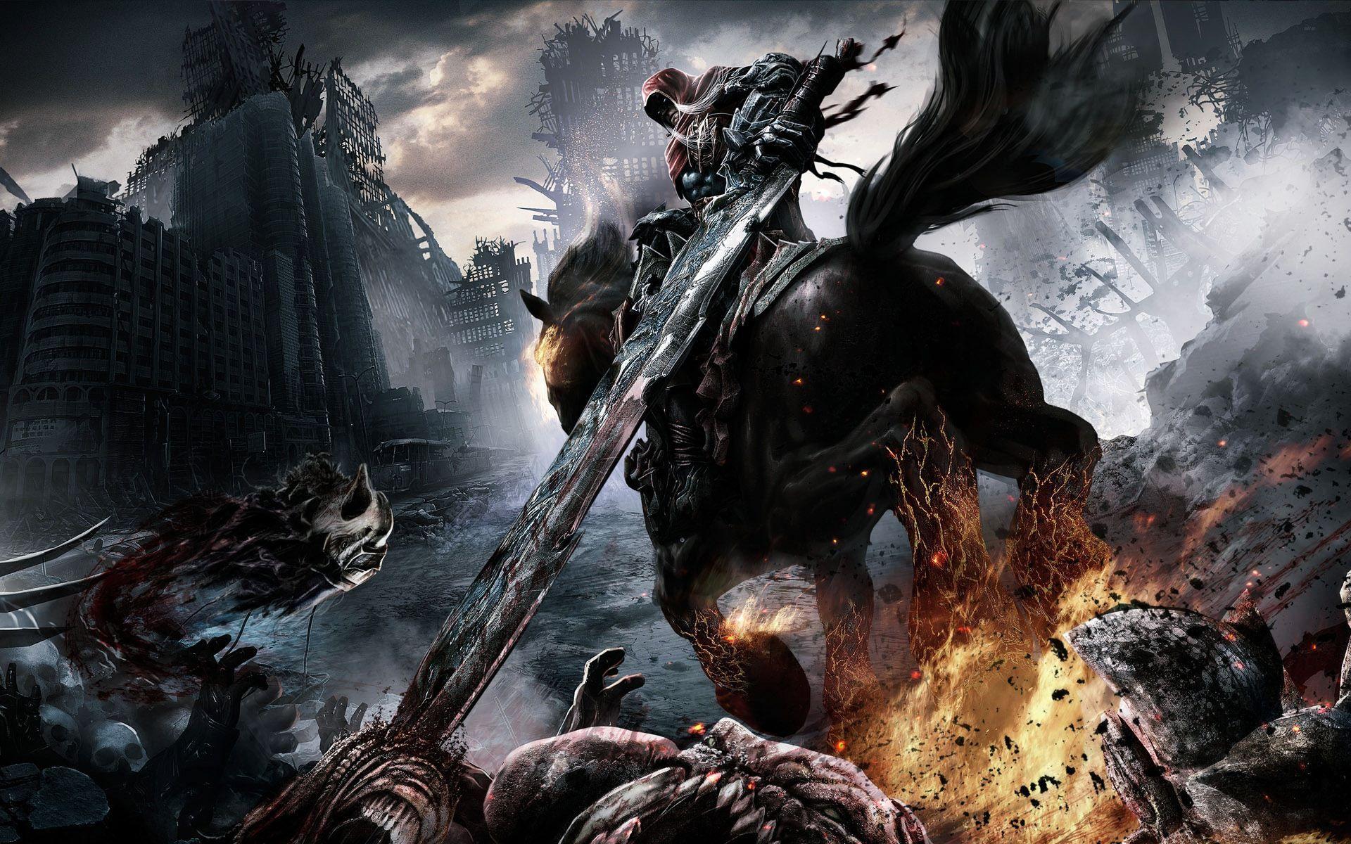 1920x1200 Warrior Background. Skeleton Warrior