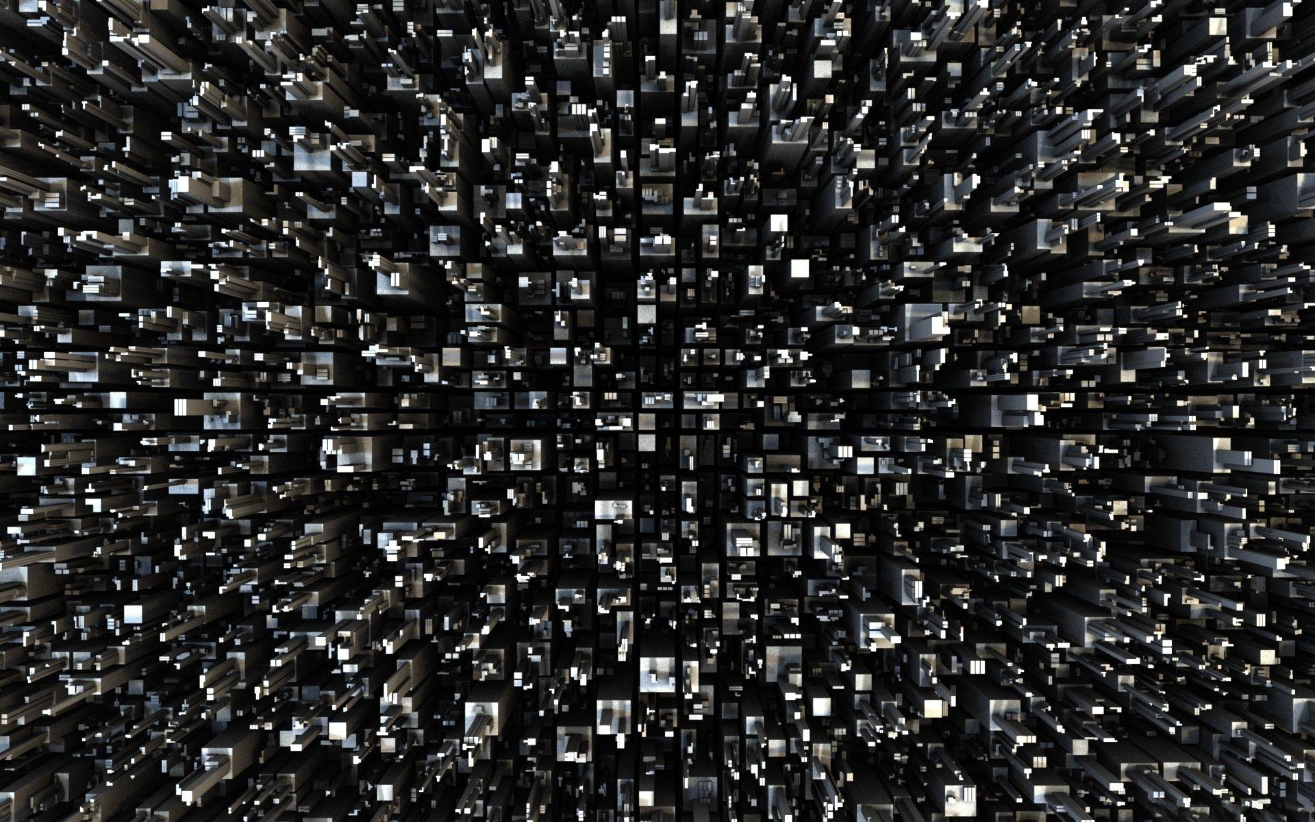 1920x1200 White and Black Wallpaper