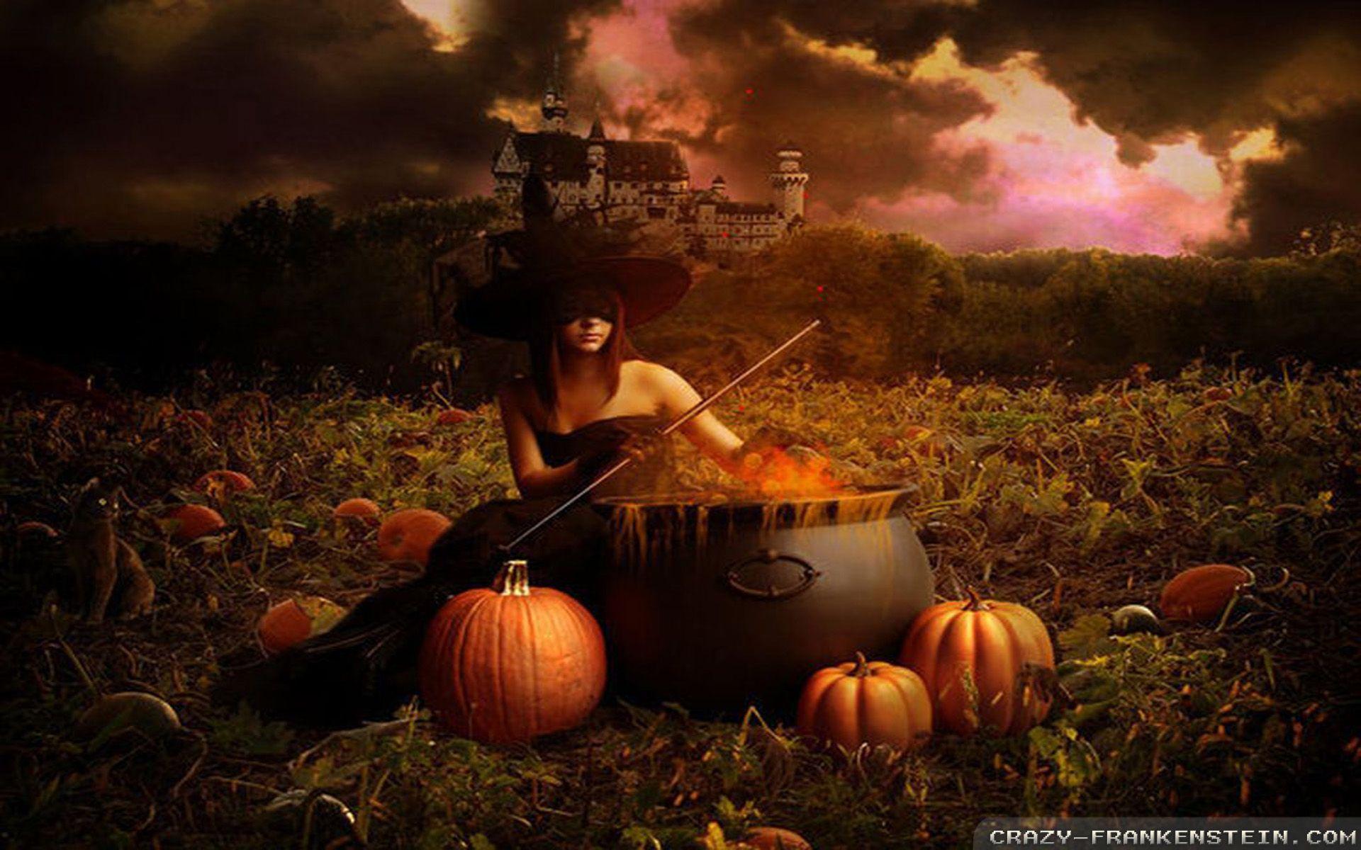 1920x1200 Halloween Witch wallpaper