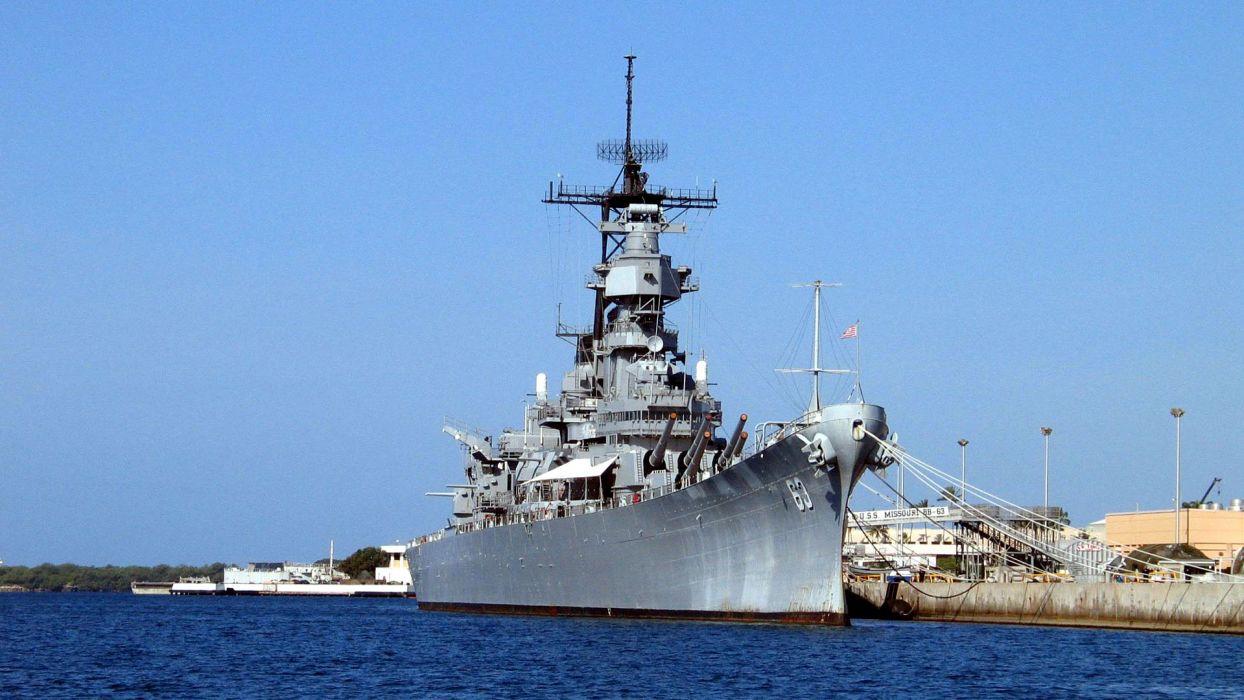 1244x700 Military ships navy boats USS Missouri vehicles battleships