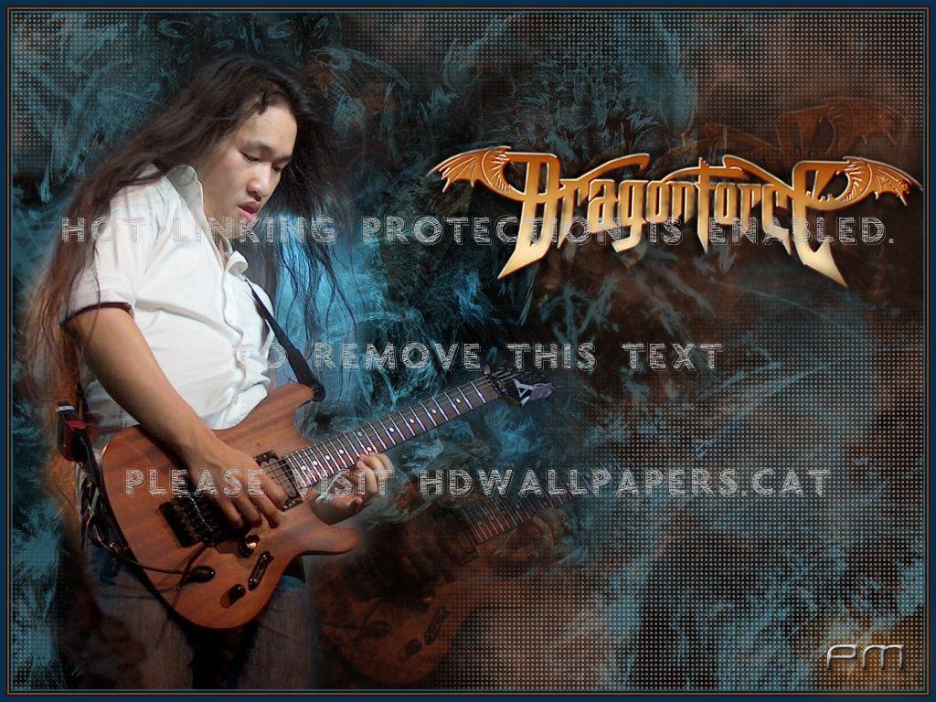 1024x768 dragonforce metal heavy music band