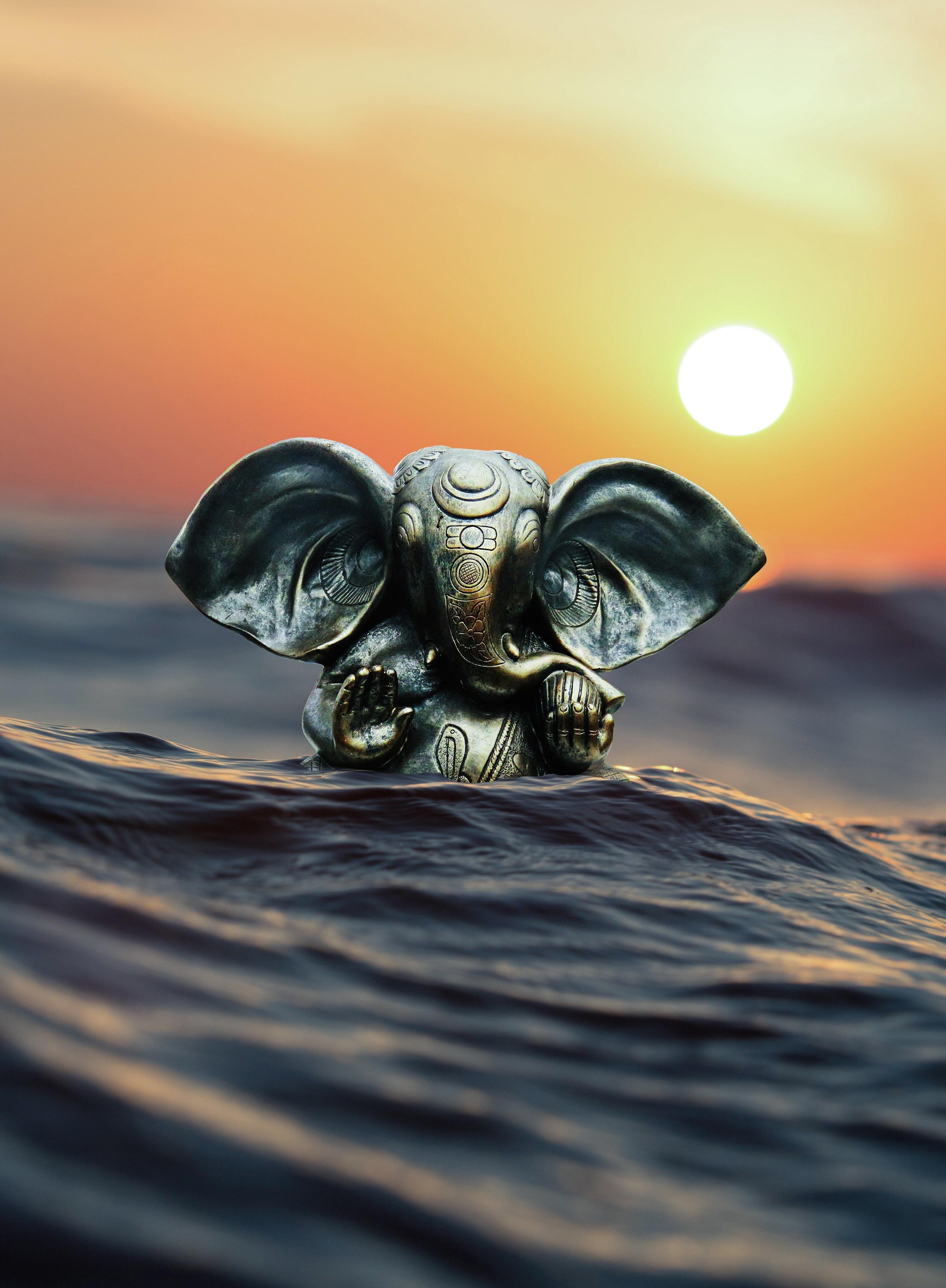 2656x3616 Lord Ganesh HD iPhone Wallpaper