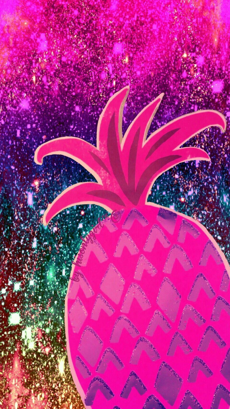 960x1706 Pineapple sparkle galaxy wallpaper I created for CocoPPa. Glitter