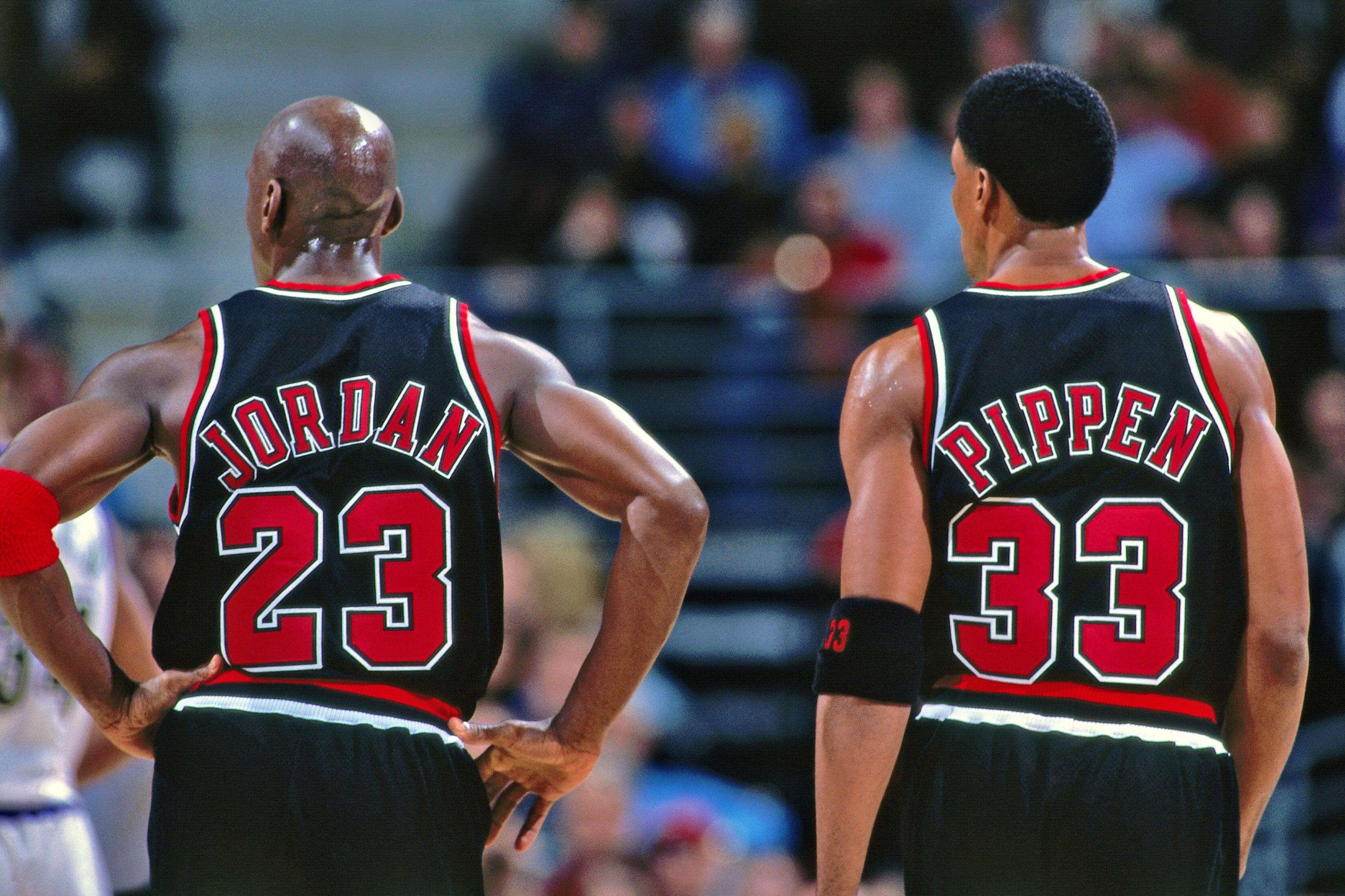 sports Nba Basketball Michael Jordan Chicago Bulls Dennis Rodman  Scottie Pippen 