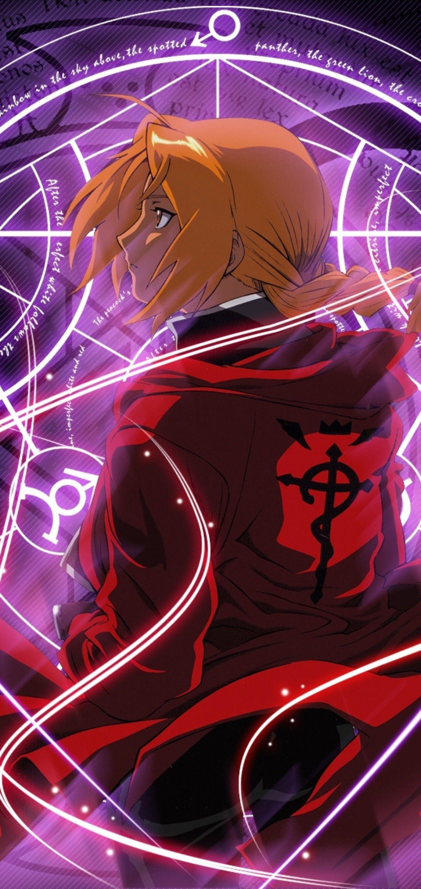1440x3040 Download 1440x3040 Edward Elric, Fullmetal Alchemist Wallpaper