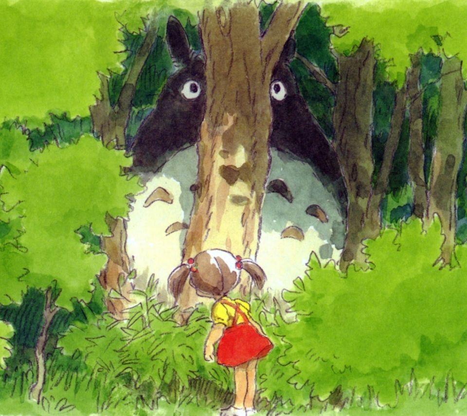 960x854 WP:My Neighbor Totoro smartphone wallpaper960x854totoro_