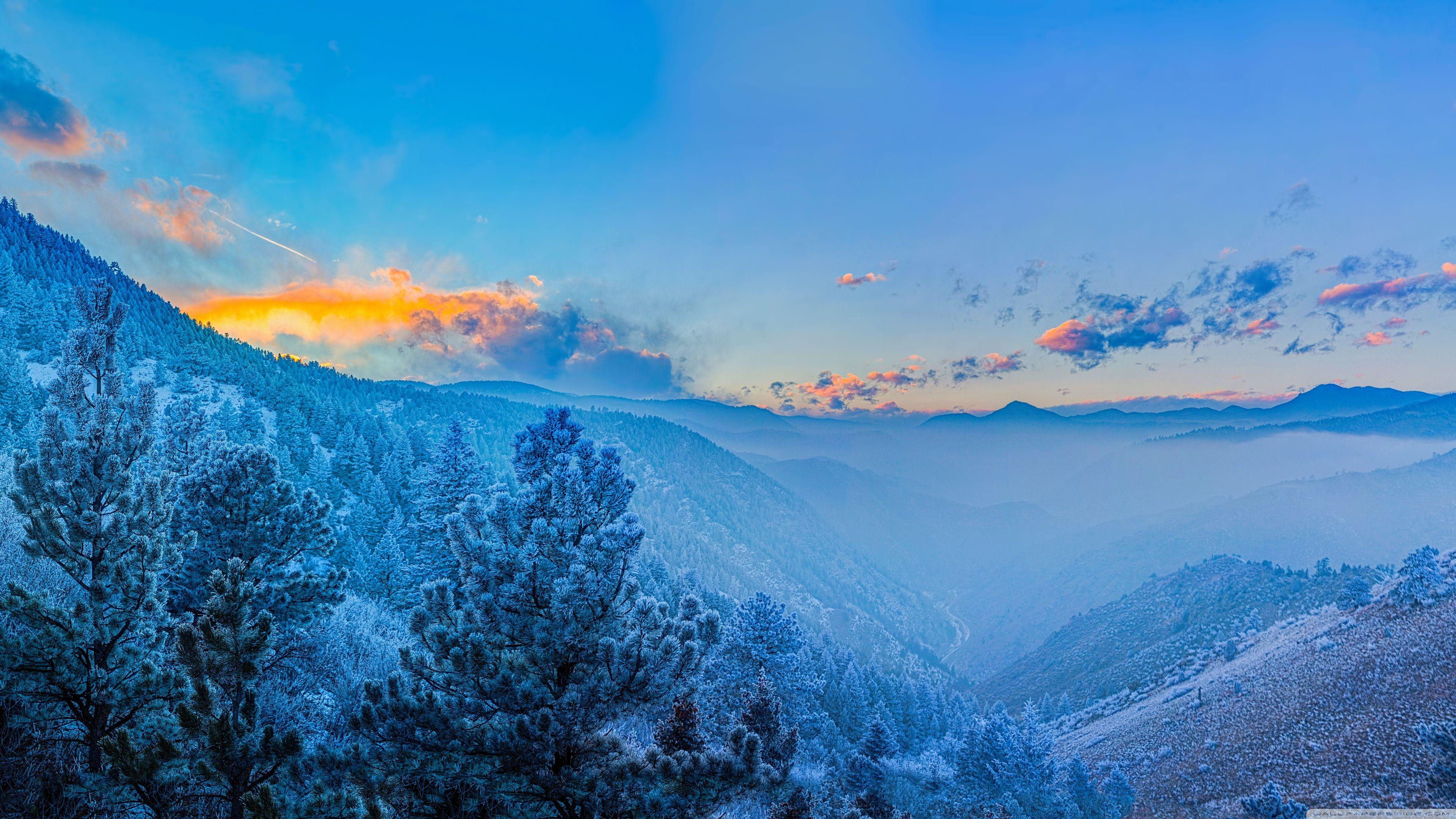 3840x2160 Colorado Mountains HDR Ultra HD Desktop Background Wallpaper