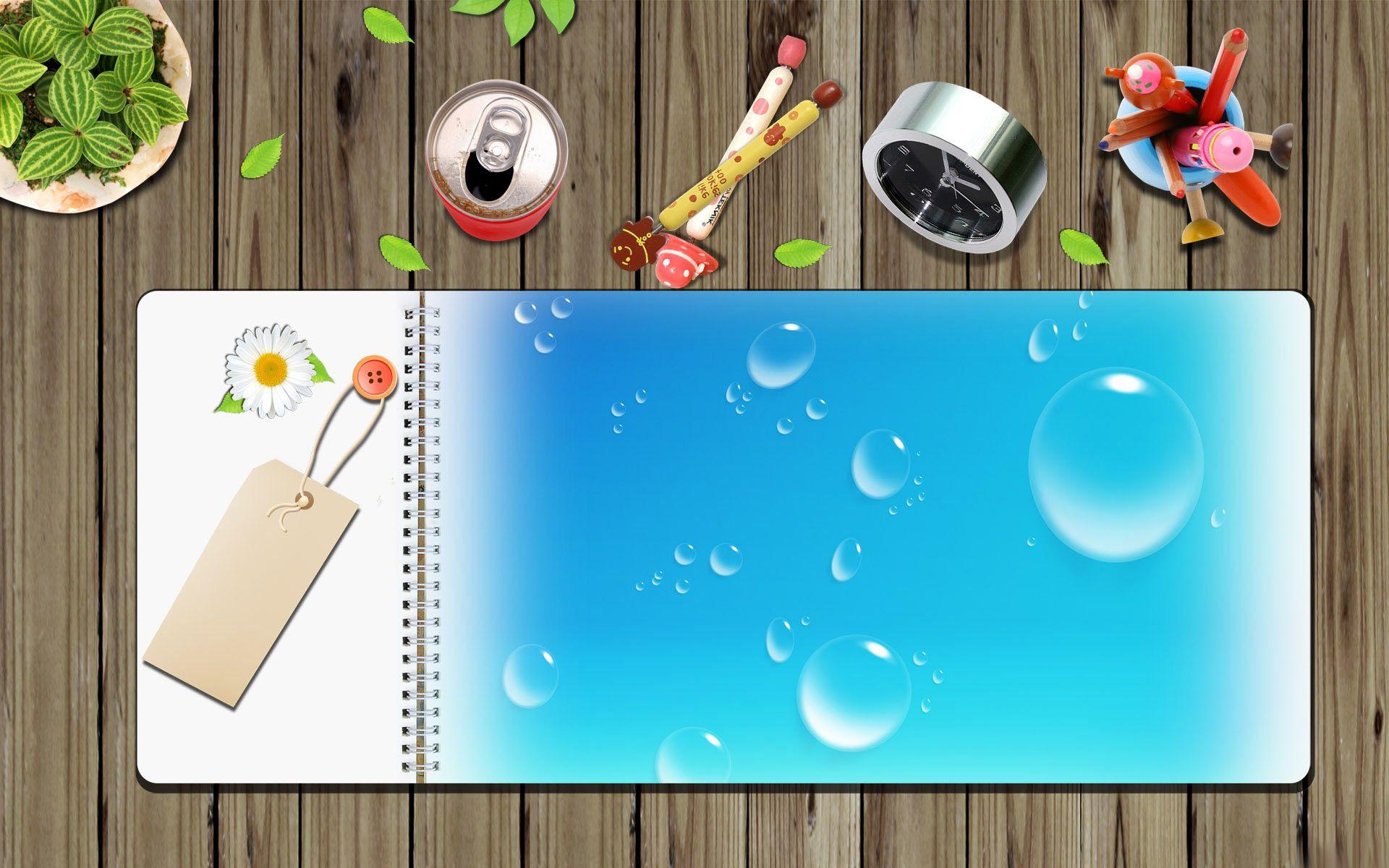 1920x1200 Diary, windows, clipart, notebook, personal, background, wallpaper, desktop
