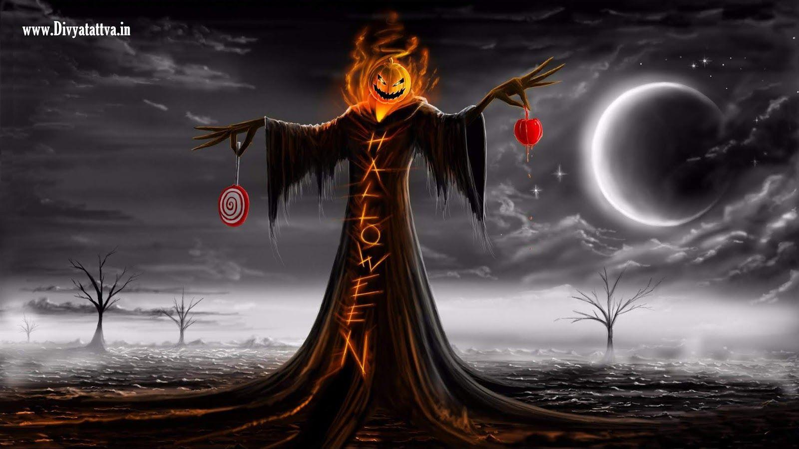 1600x900 Halloween HD Wallpaper Spooky Halloween HD Desktop Wallpaper for 4K Ultra HD Photo