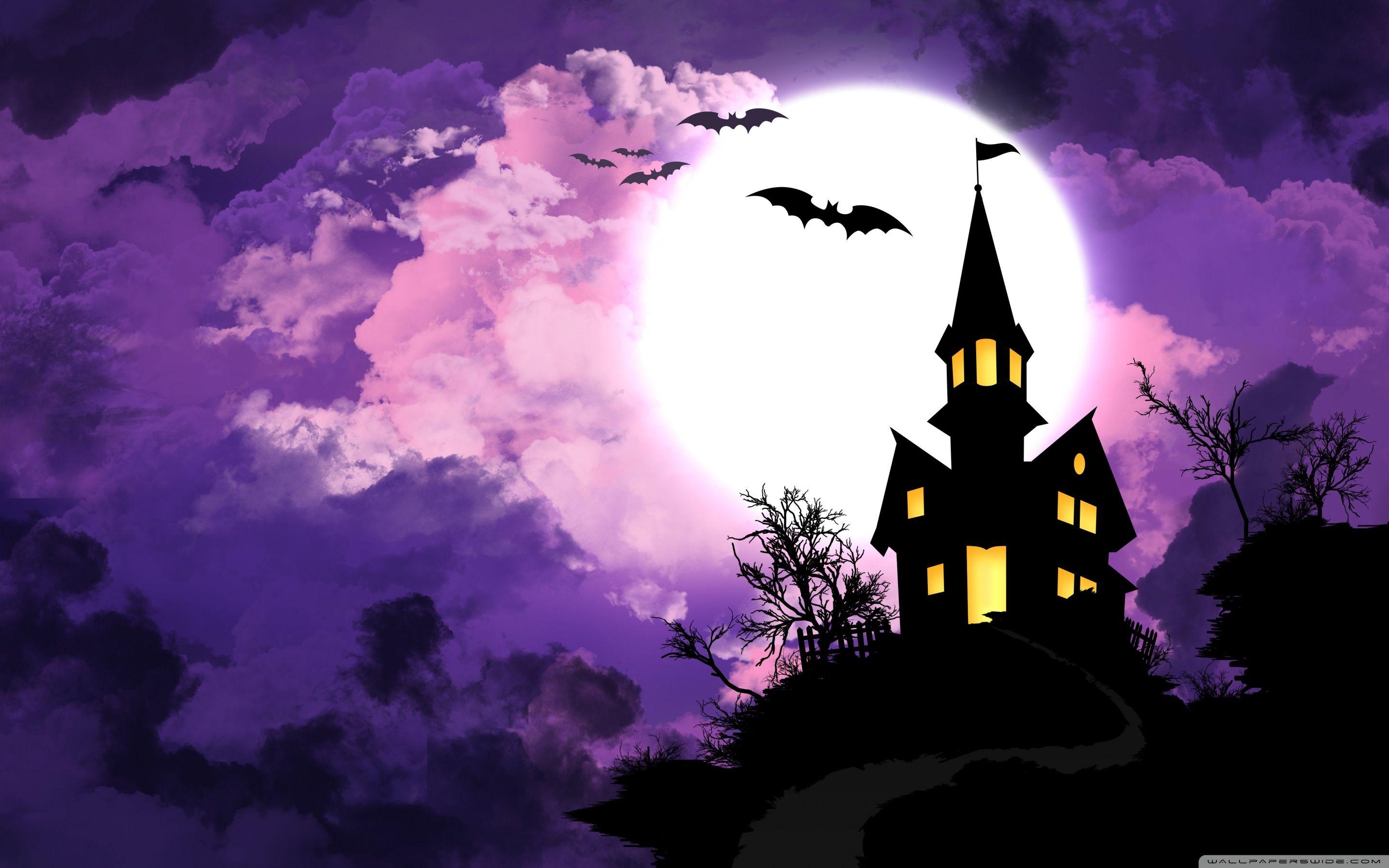 2880x1800 Free download Spooky Halloween 4K HD Desktop Wallpaper for 4K