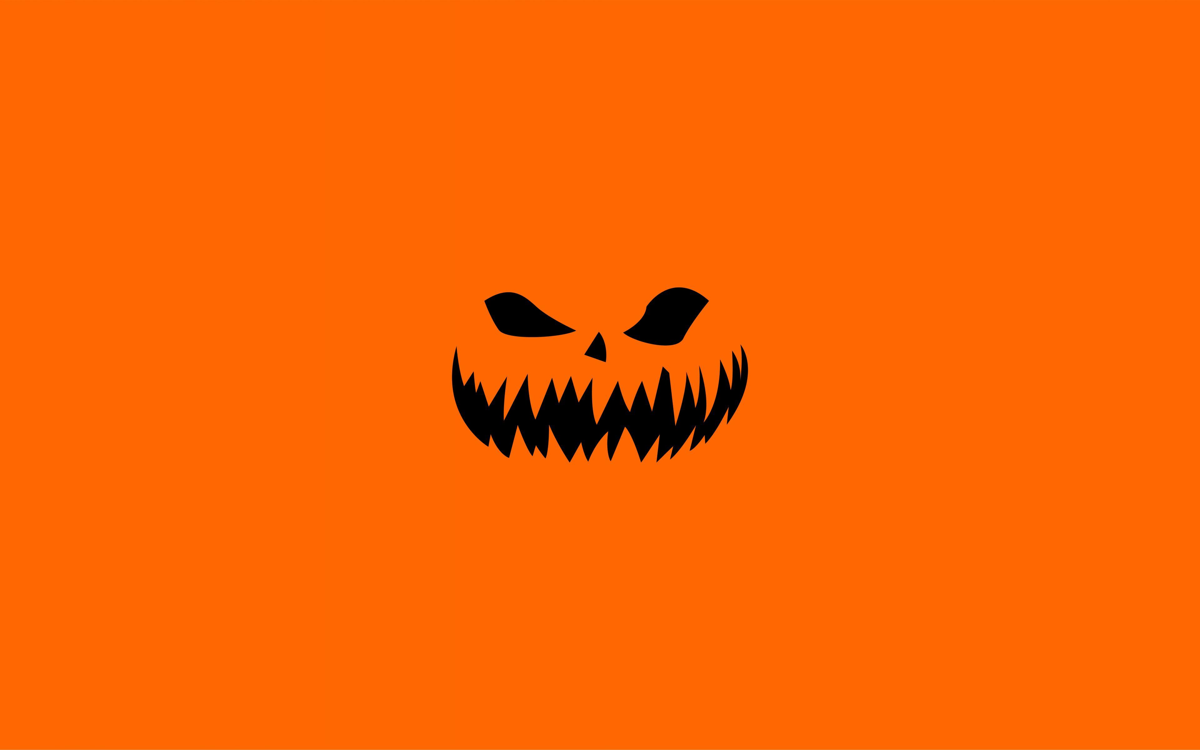 3840x2400 Download 3840x2400 wallpaper halloween, minimal, 4k, ultra HD 16