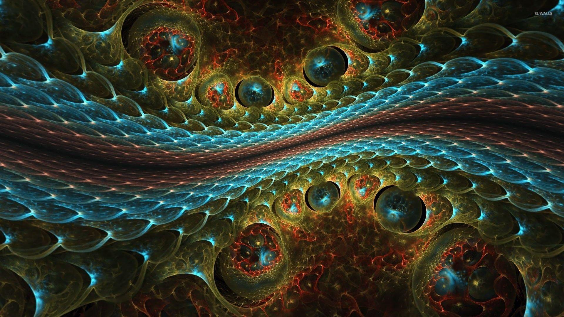 1920x1080 Fractal snake skin wallpaper wallpaper