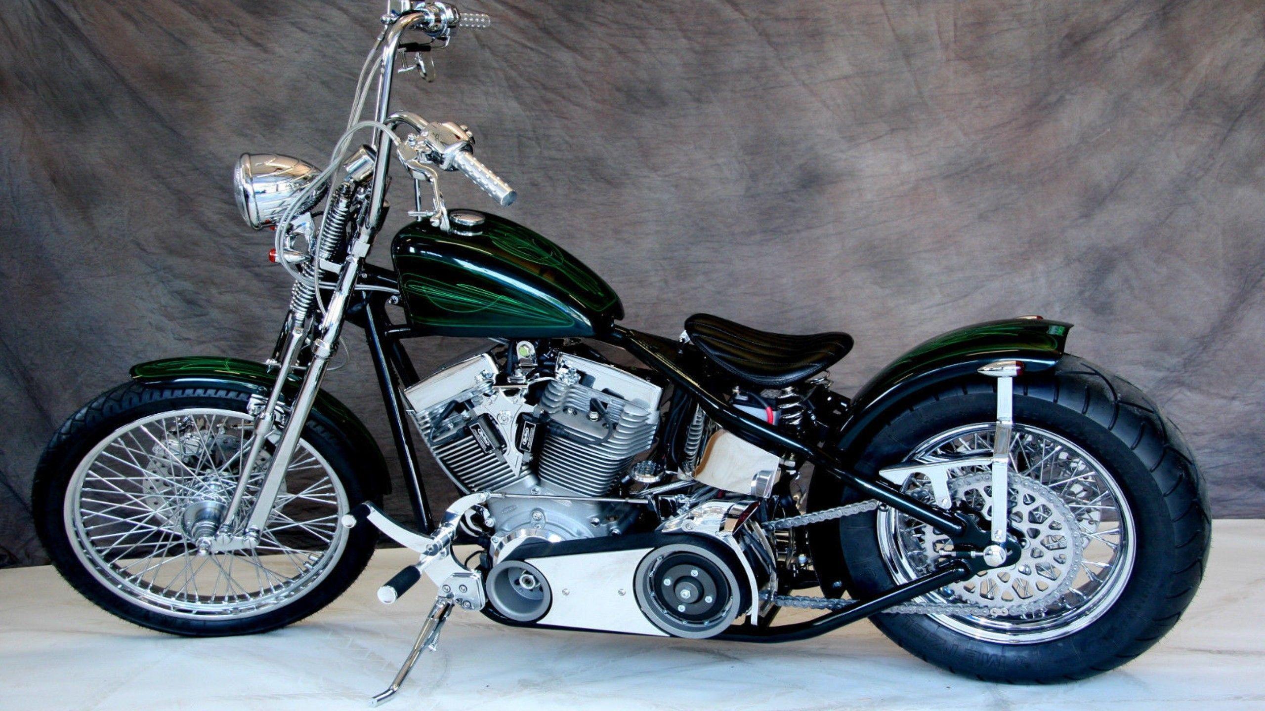 2560x1440 Old school harley davidson
