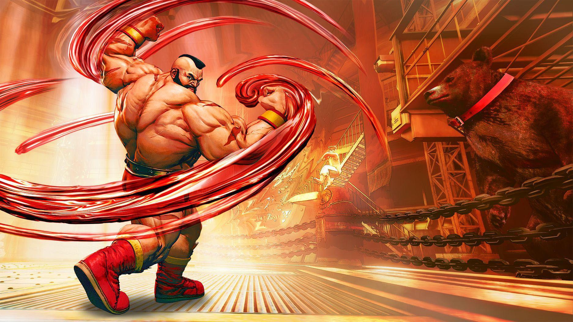 1873x1054 Zangief from Street Fighter Art