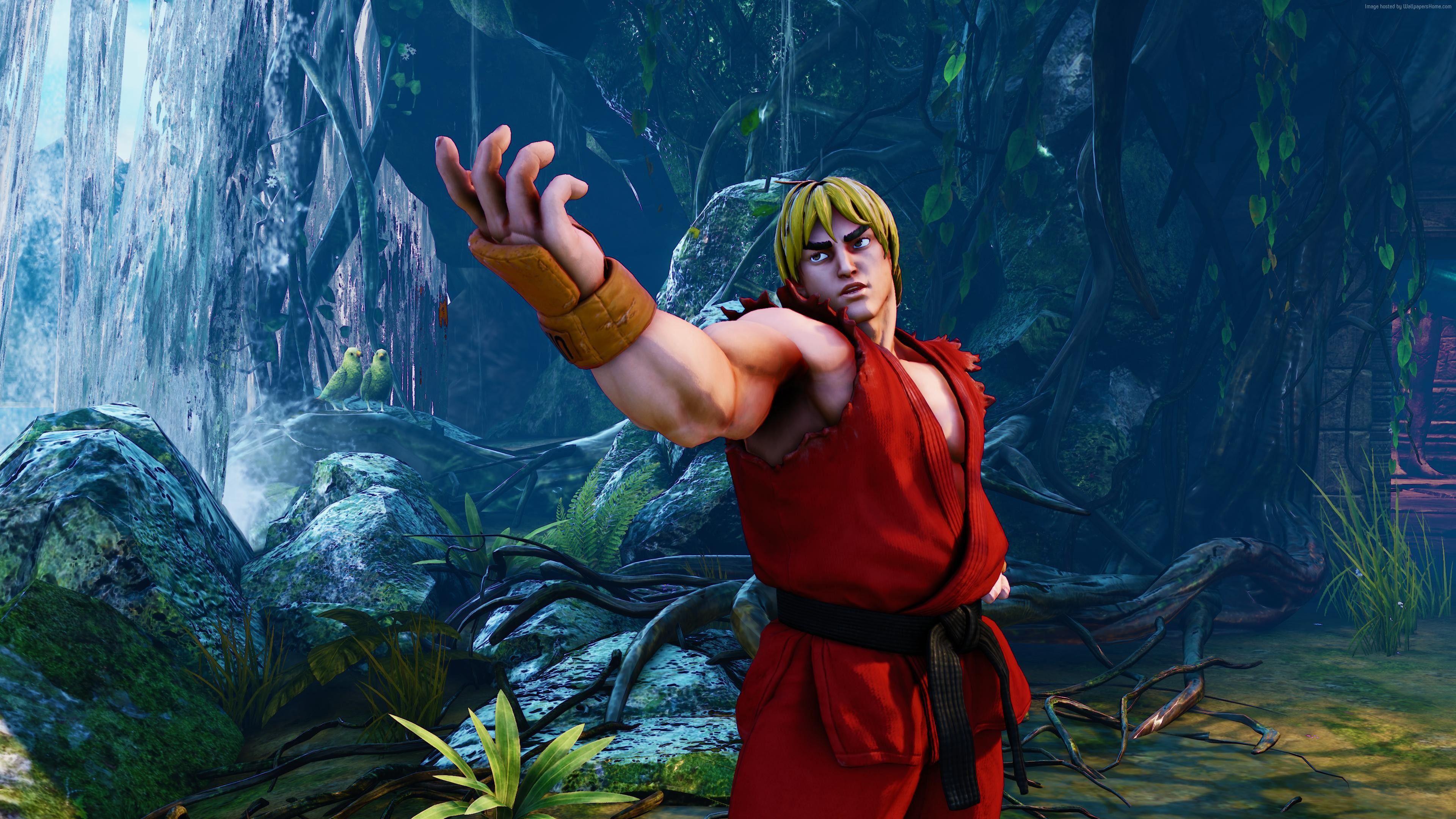 3840x2160 #fantasy, #Best Games, #Street Fighter #PC, #KEN, #PS4