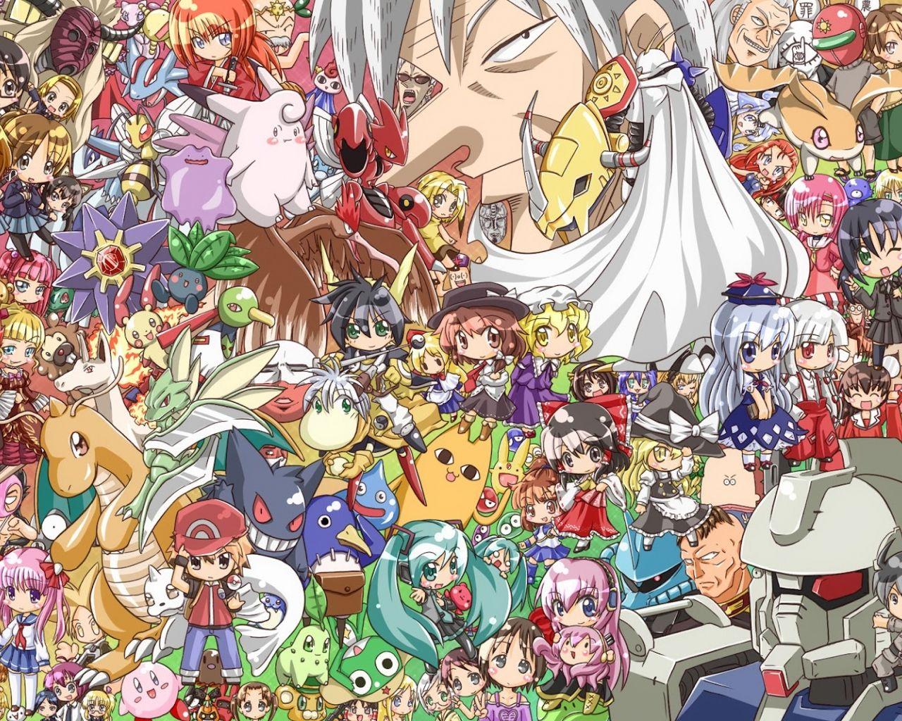 1280x1024 Free download Japanese wallpaper Chibis Kawaii wallpaper