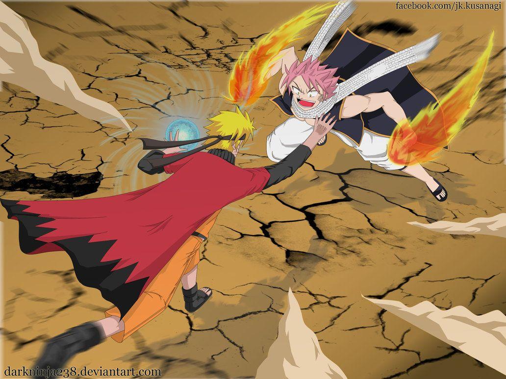 1032x774 naruto and natsu Tail vs. Naruto Photo