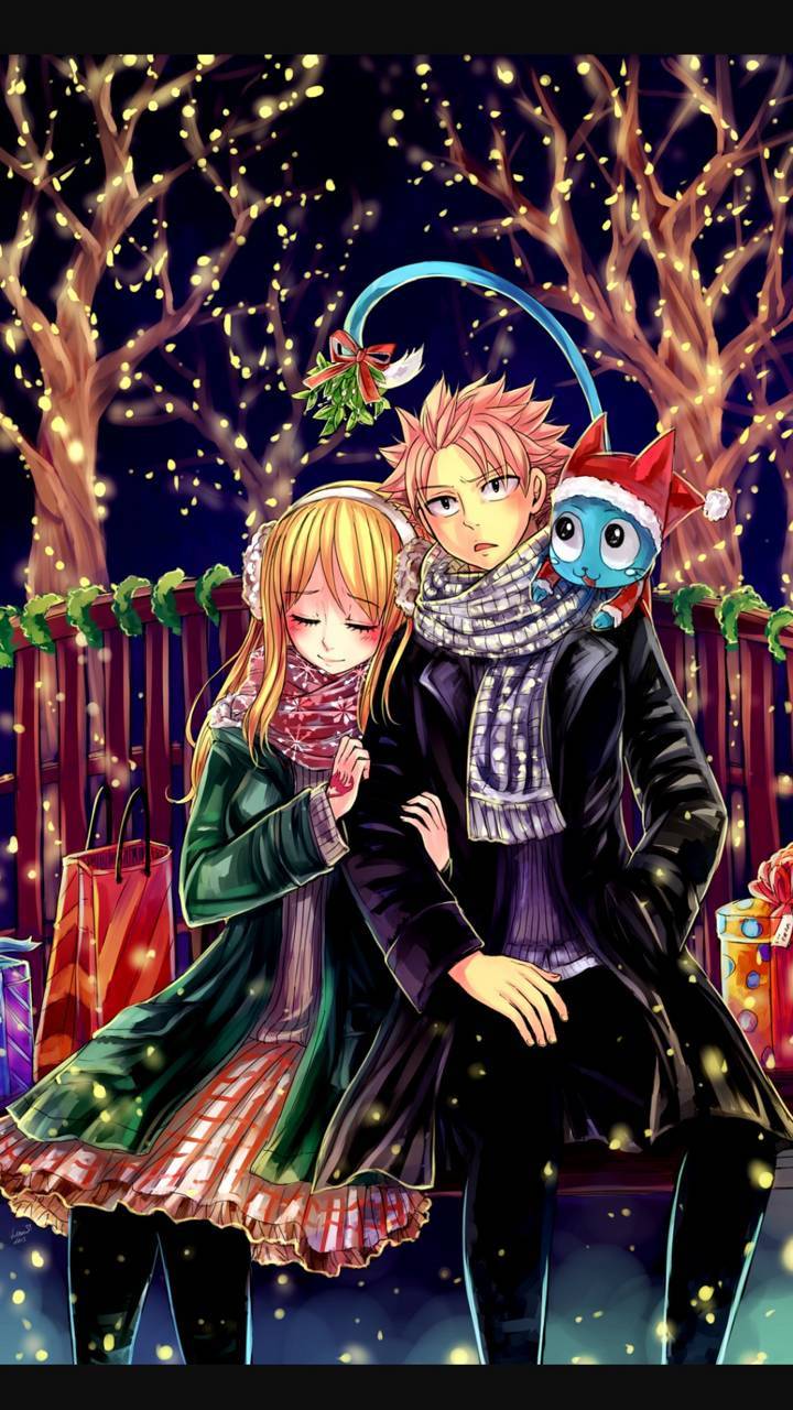 720x1280 Natsu and Lucy wallpaper