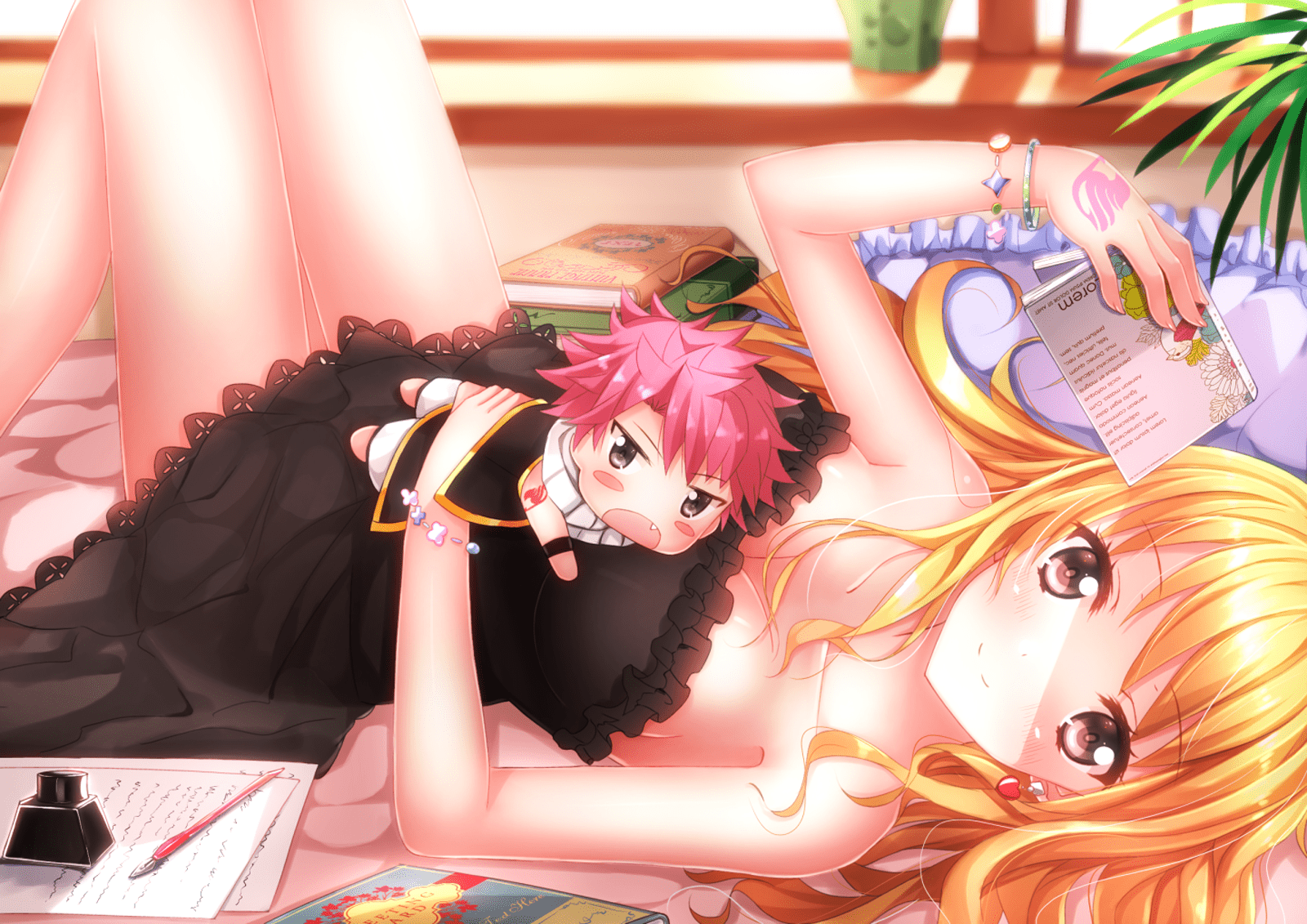 1600x1131 hd wallpaper: Lucy Natsu Fairy Tail 0728
